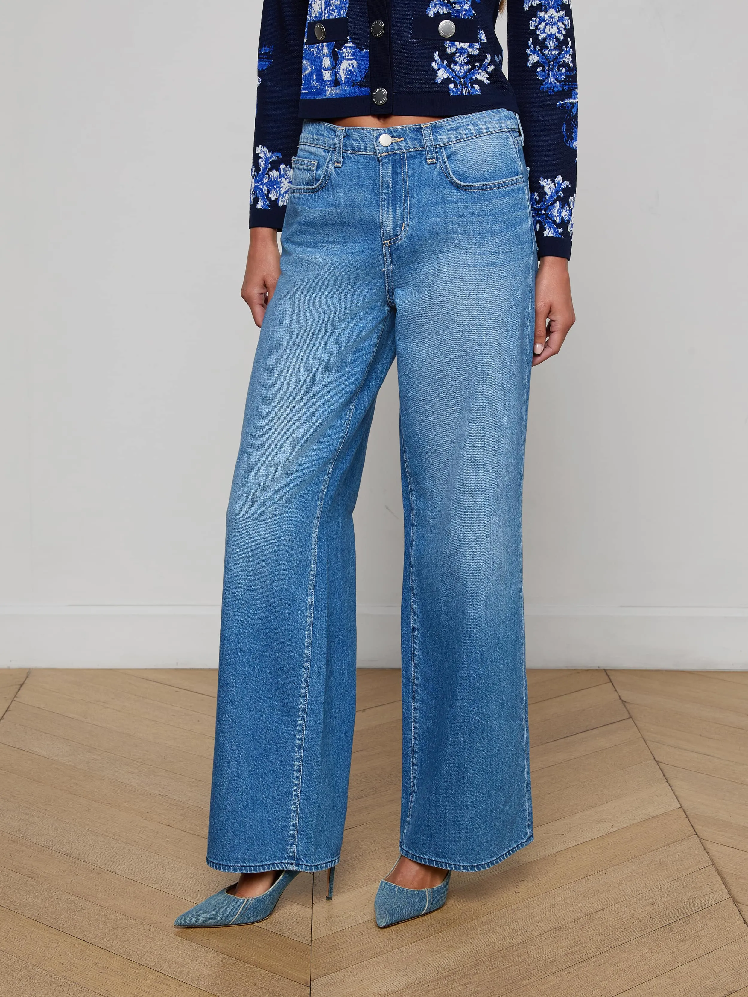 Alicent Wide-Leg Jean sold by L'AGENCE product image thumbnail 2