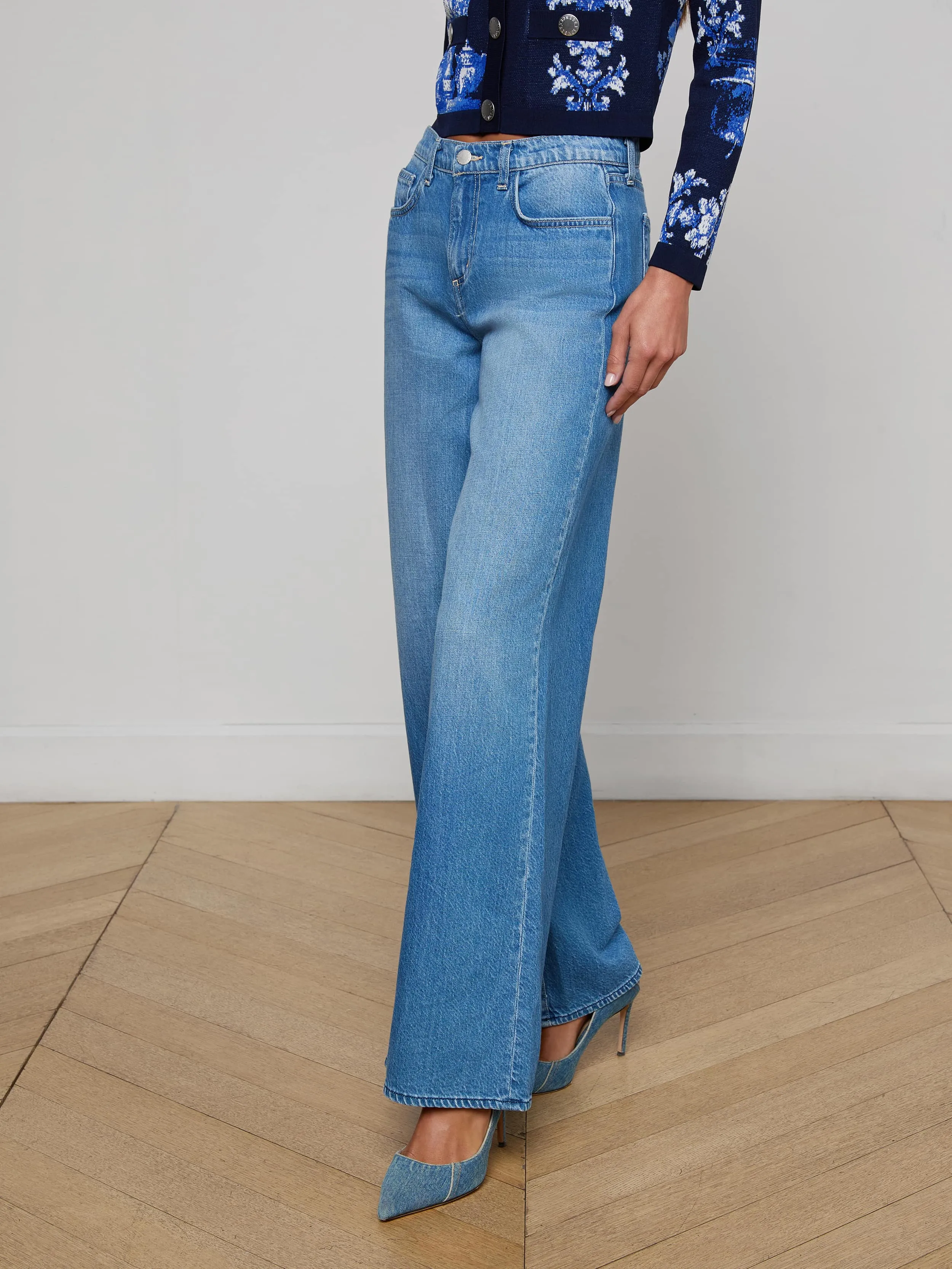 Alicent Wide-Leg Jean sold by L'AGENCE product image thumbnail 3