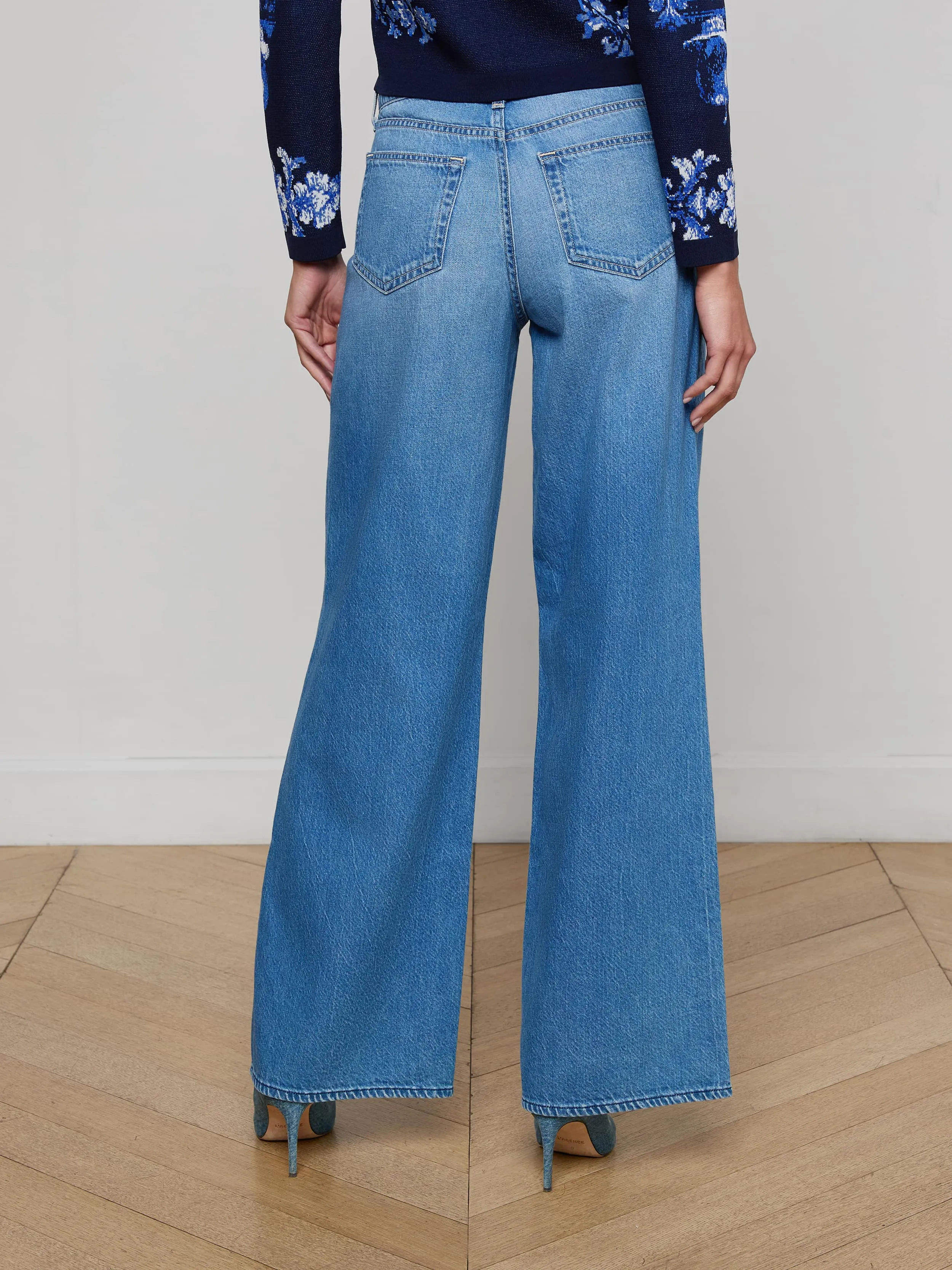Alicent Wide-Leg Jean sold by L'AGENCE product image thumbnail 4