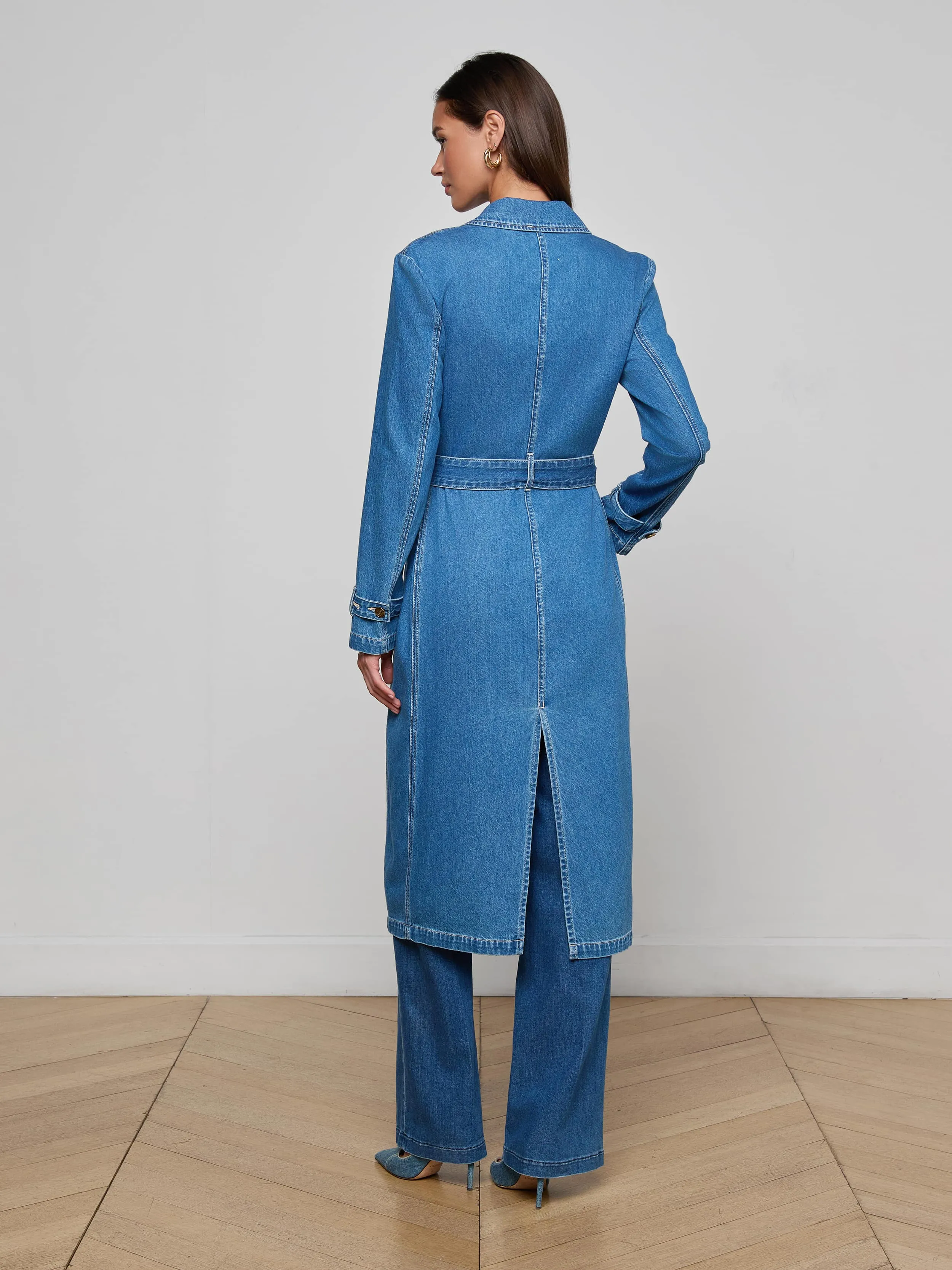 Bradley Trench Coat sold by L'AGENCE product image thumbnail 4