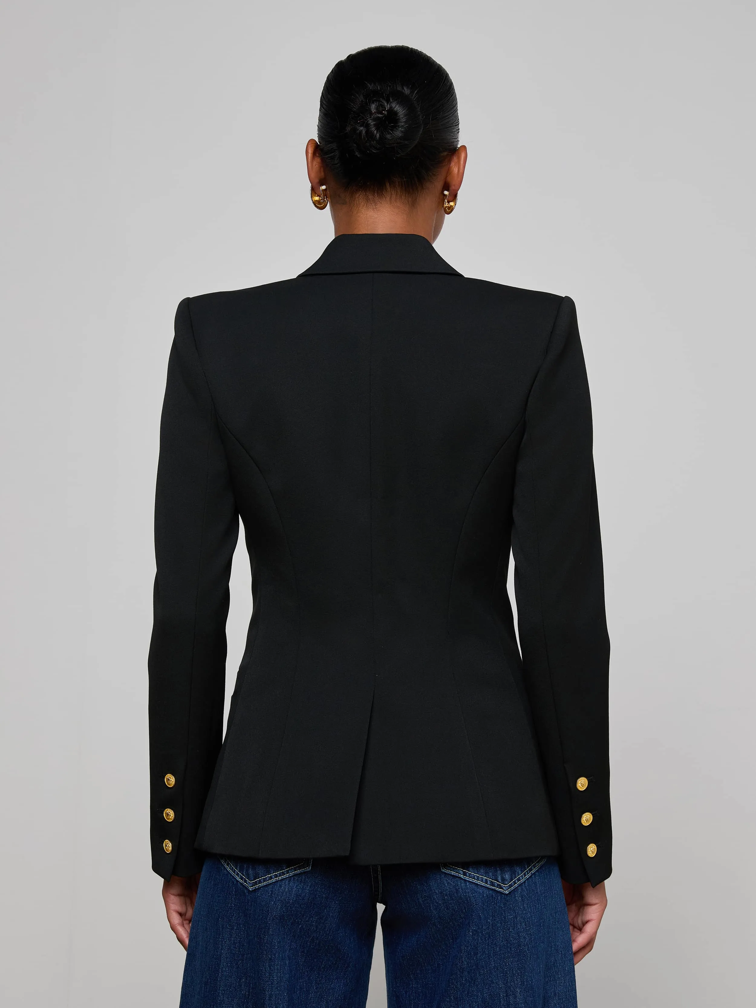 Kyomi Double-Breasted Blazer sold by L'AGENCE product image thumbnail 4