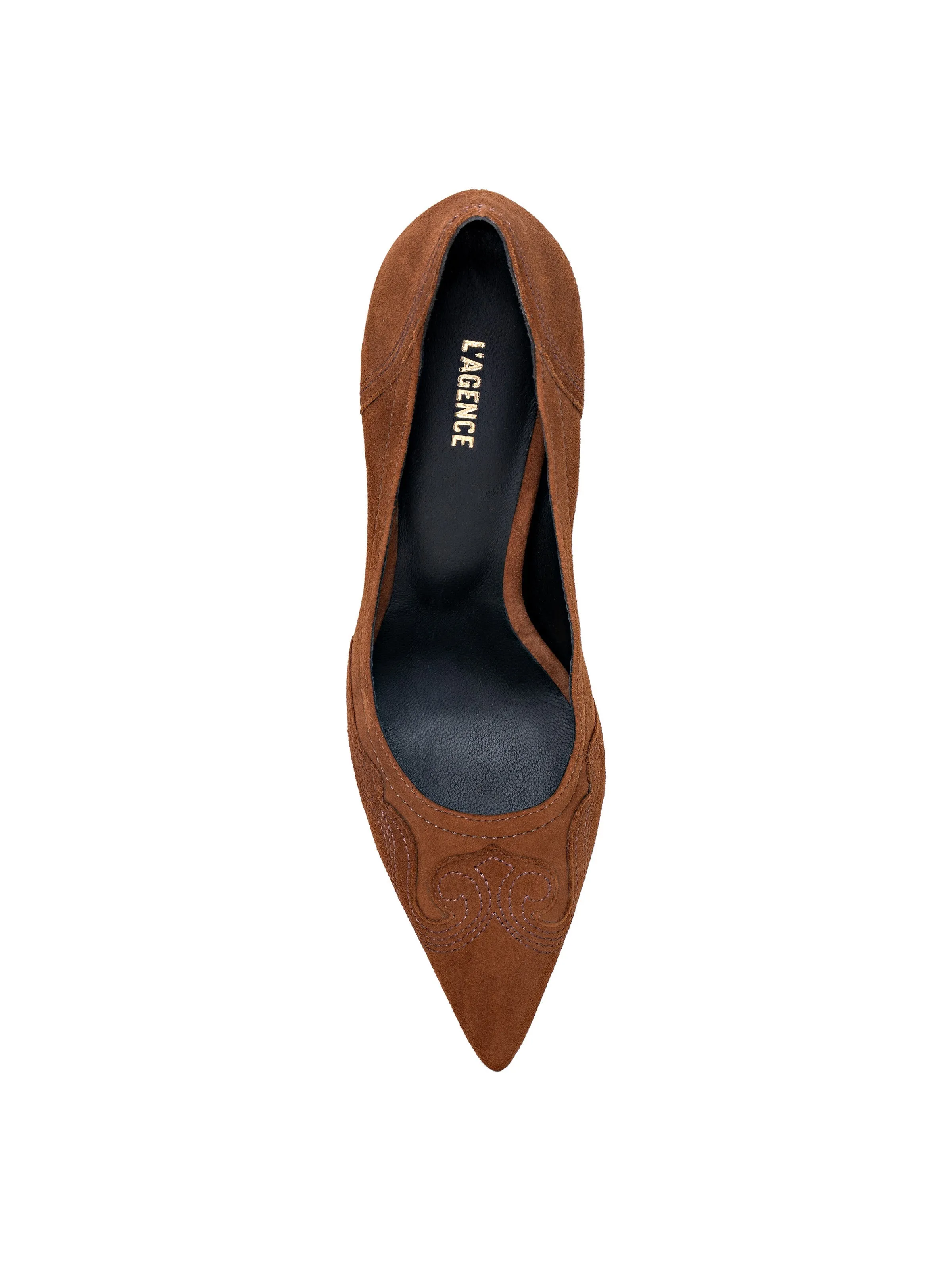 Amandine Western Pump sold by L'AGENCE product image thumbnail 5