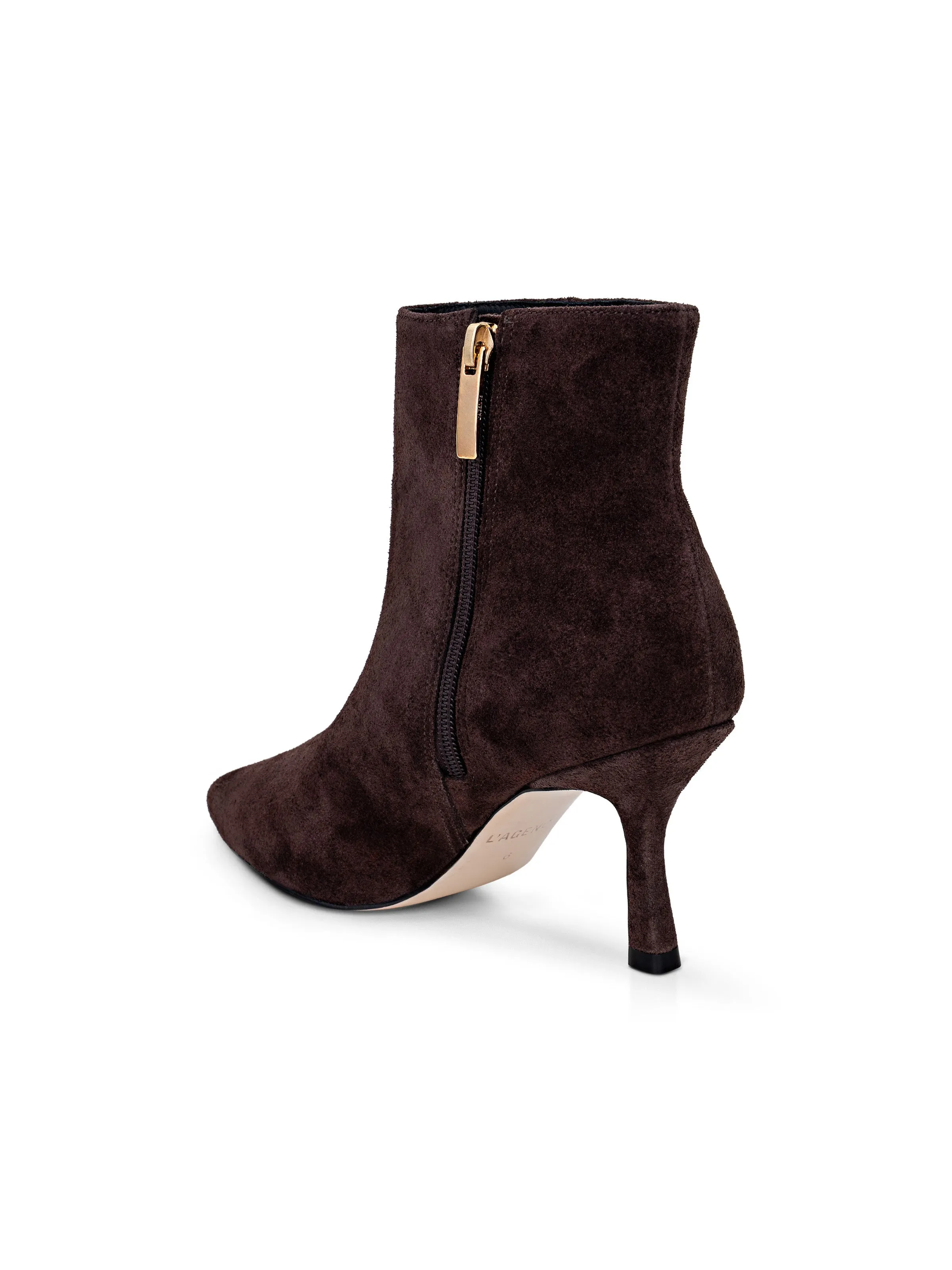 Sylvie Suede Bootie sold by L'AGENCE product image thumbnail 4