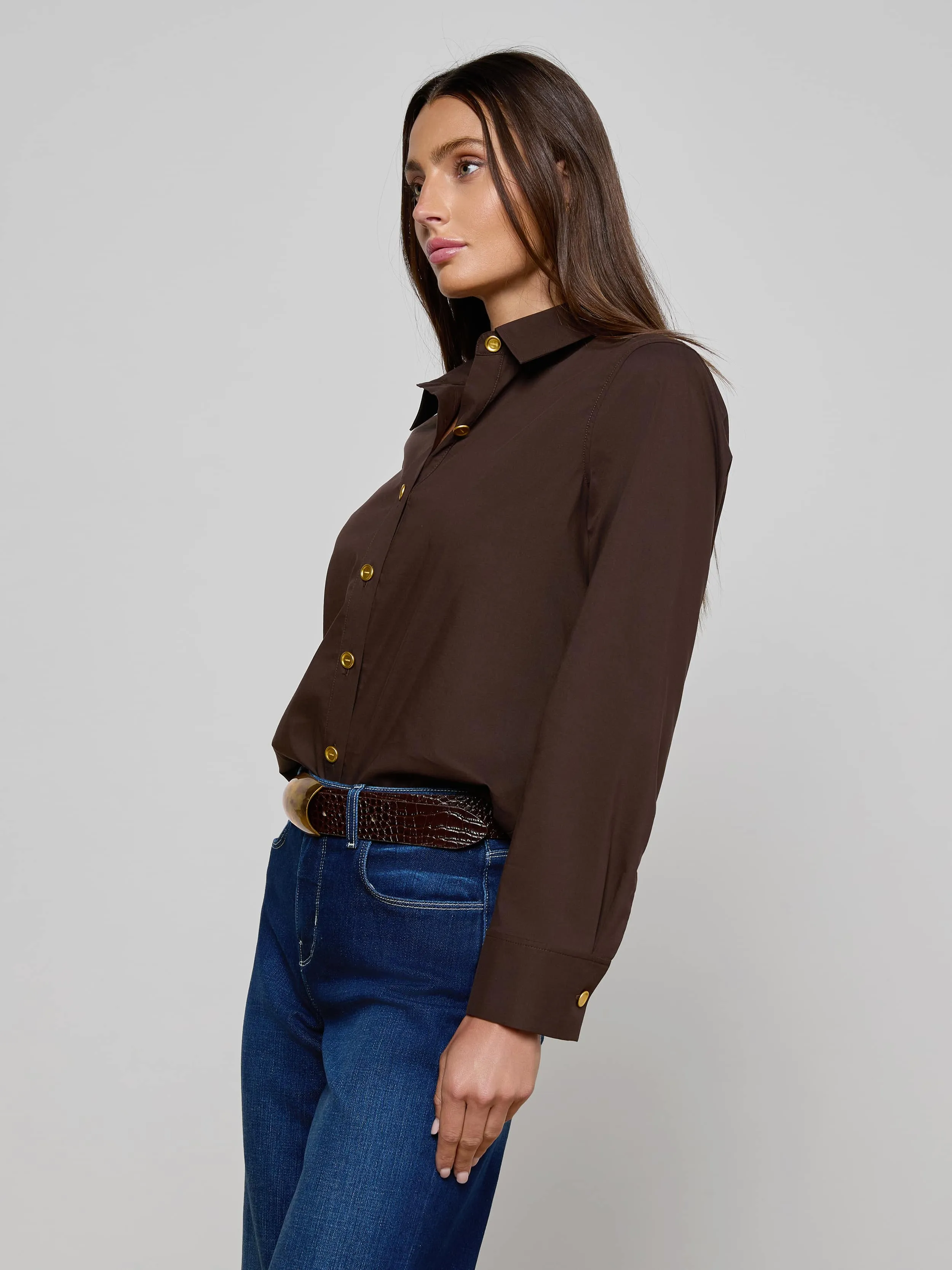 Ellery Poplin Shirt sold by L'AGENCE product image thumbnail 2
