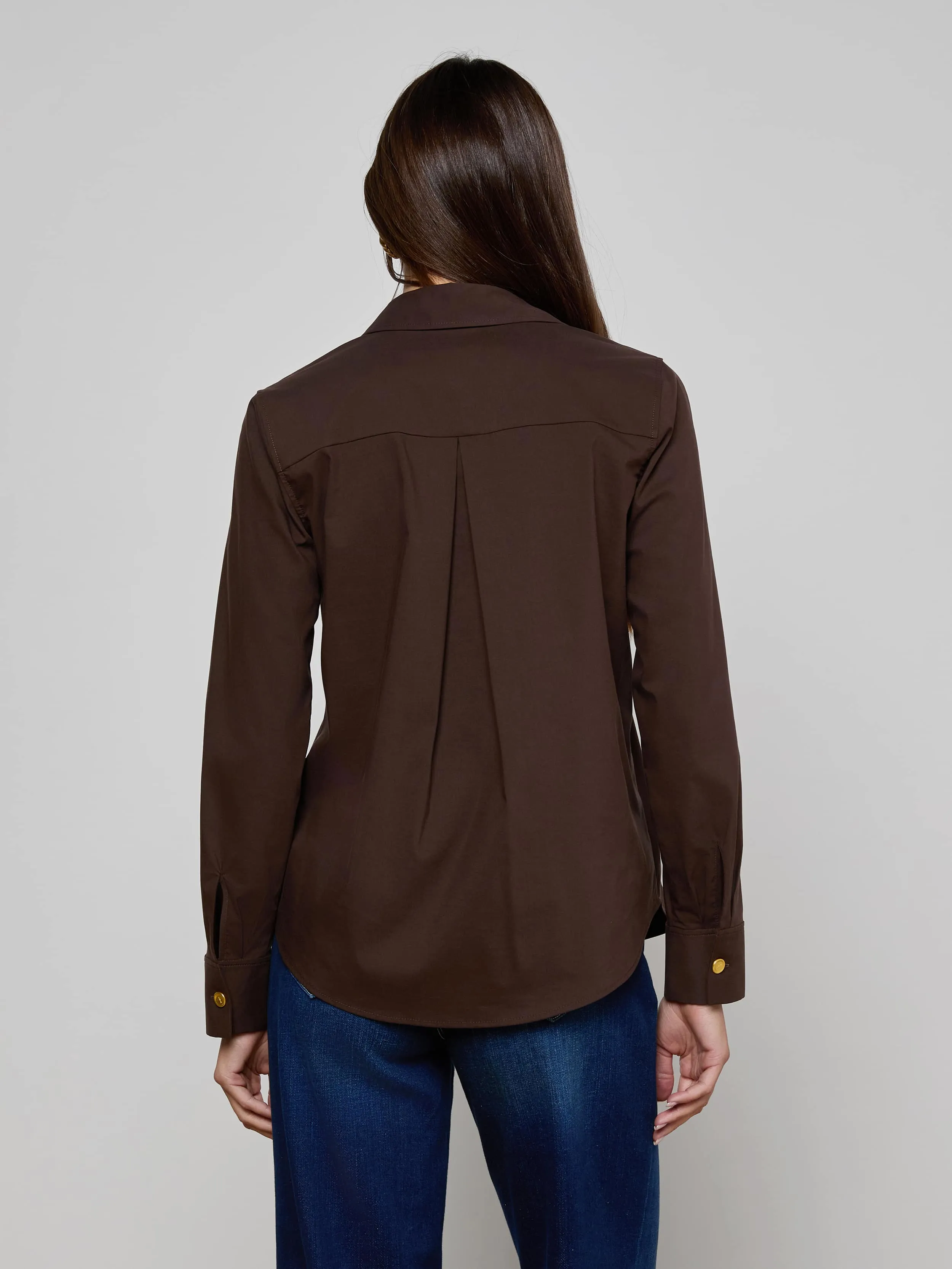 Ellery Poplin Shirt sold by L'AGENCE product image thumbnail 4