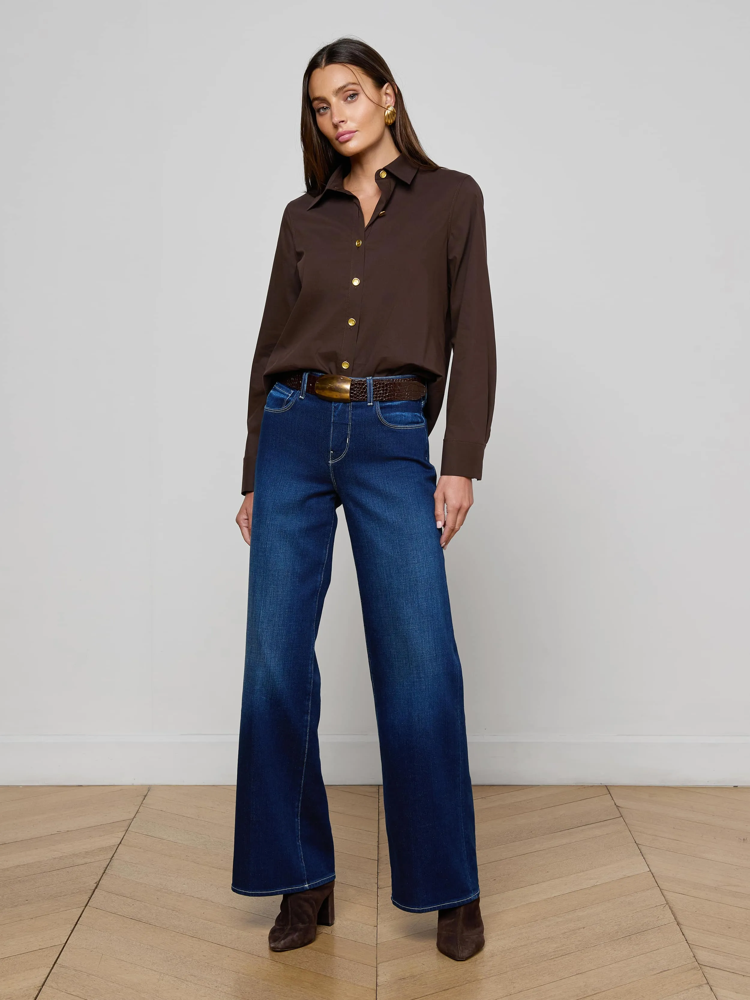 Ellery Poplin Shirt sold by L'AGENCE product image thumbnail 3