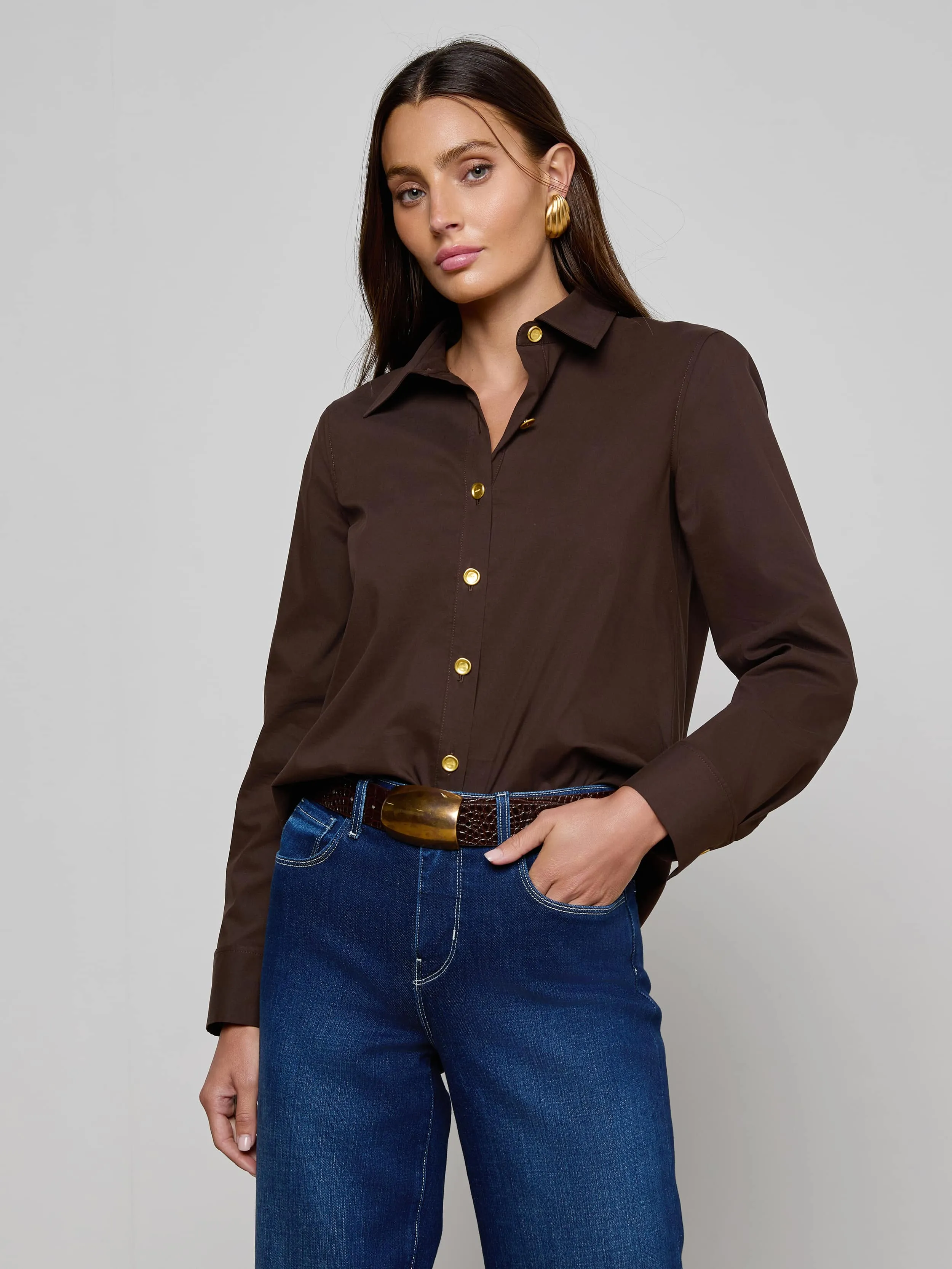 Ellery Poplin Shirt sold by L'AGENCE