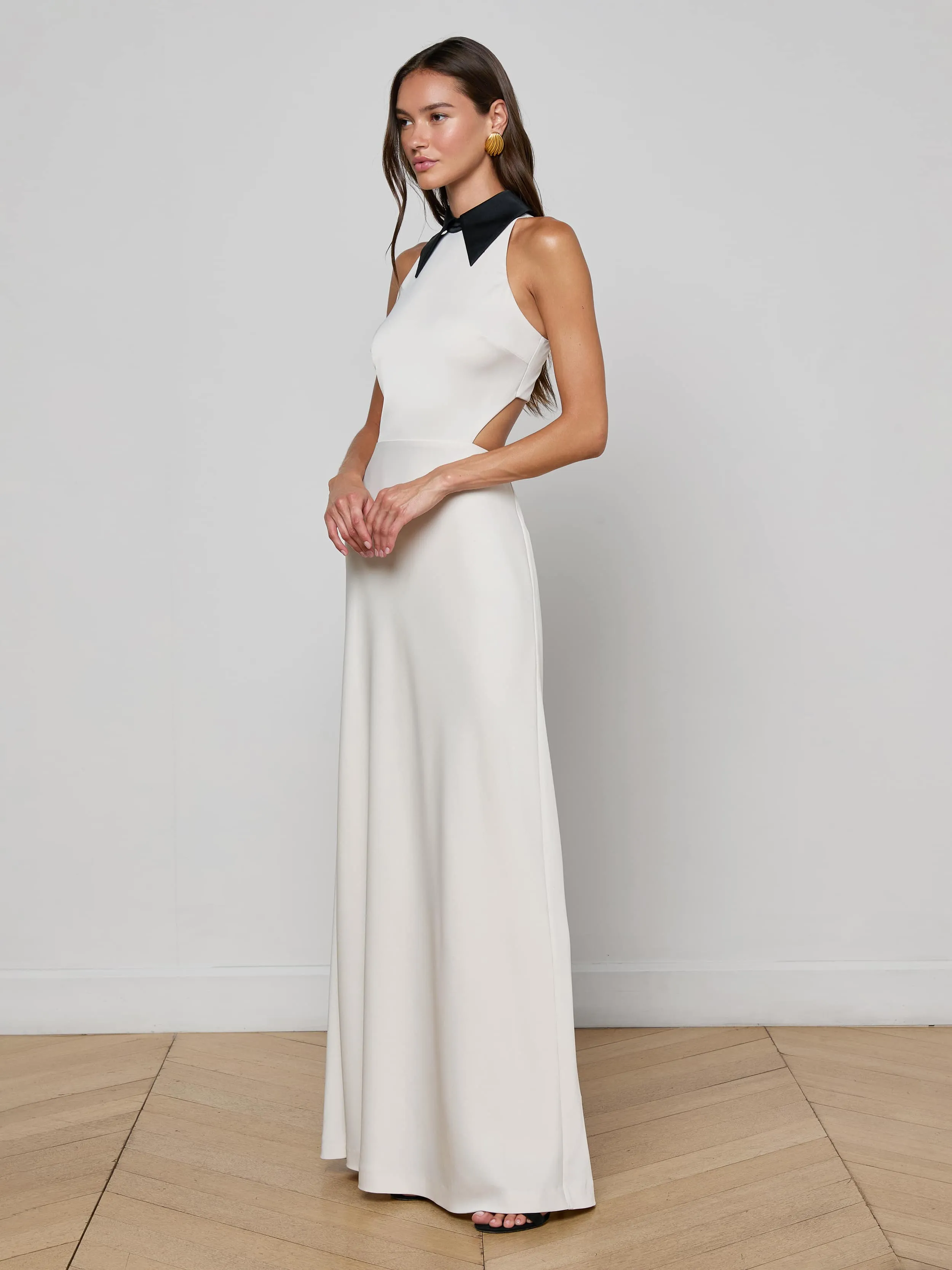 Rossi Cutout Gown sold by L'AGENCE product image thumbnail 2