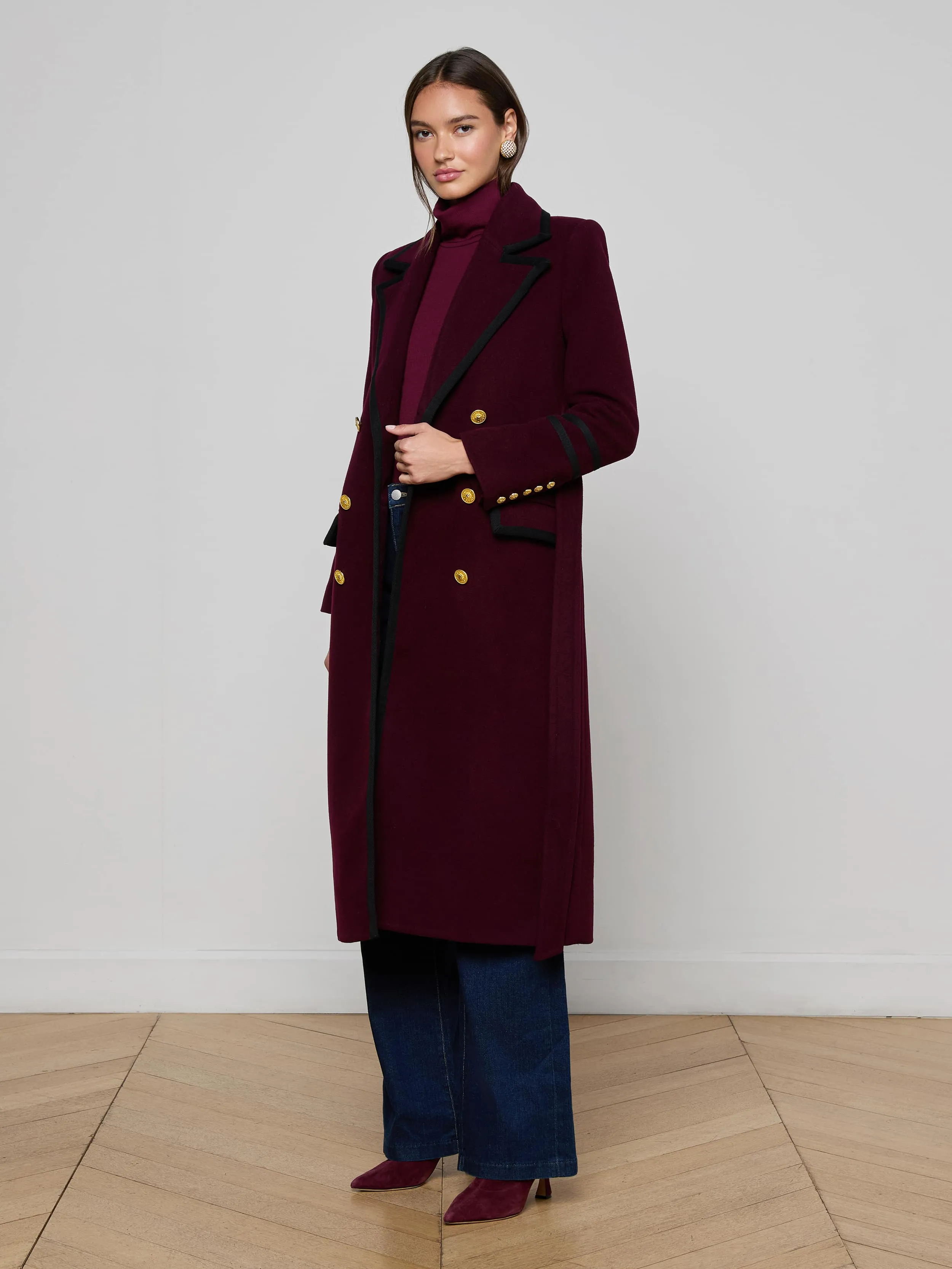 Irene Long Coat sold by L'AGENCE product image thumbnail 2