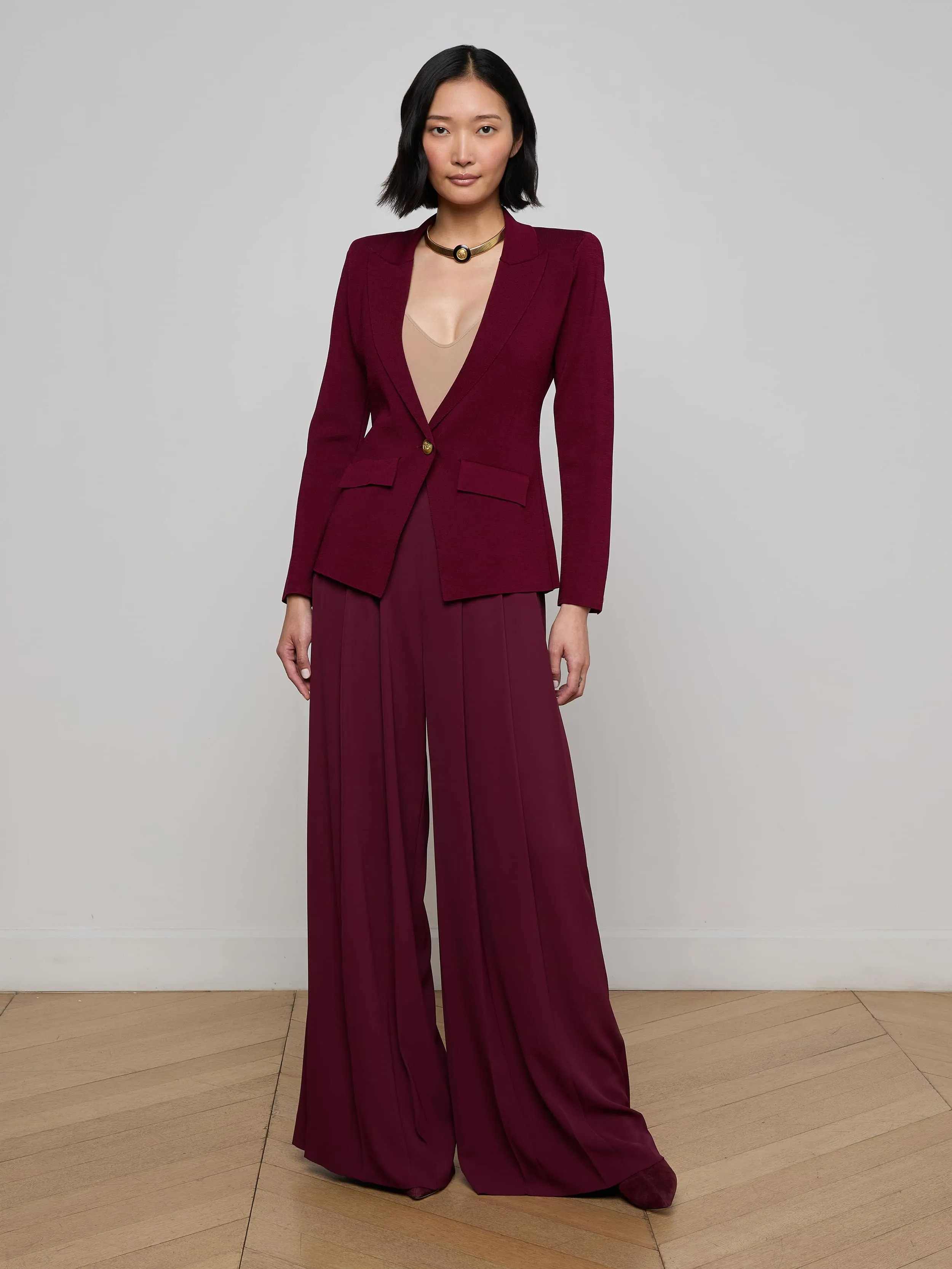 Chamberlain Knit Blazer sold by L'AGENCE product image thumbnail 3