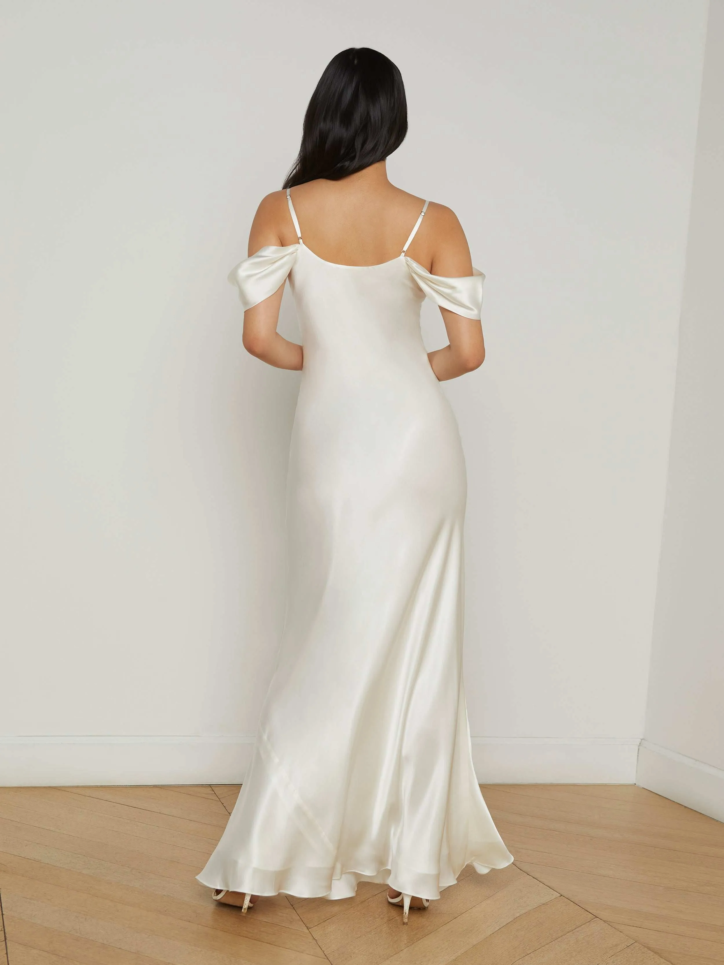 Kenna Silk Gown sold by L'AGENCE product image thumbnail 3