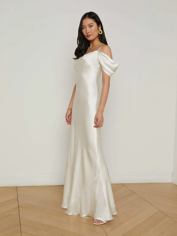 Kenna Silk Gown sold by L'AGENCE