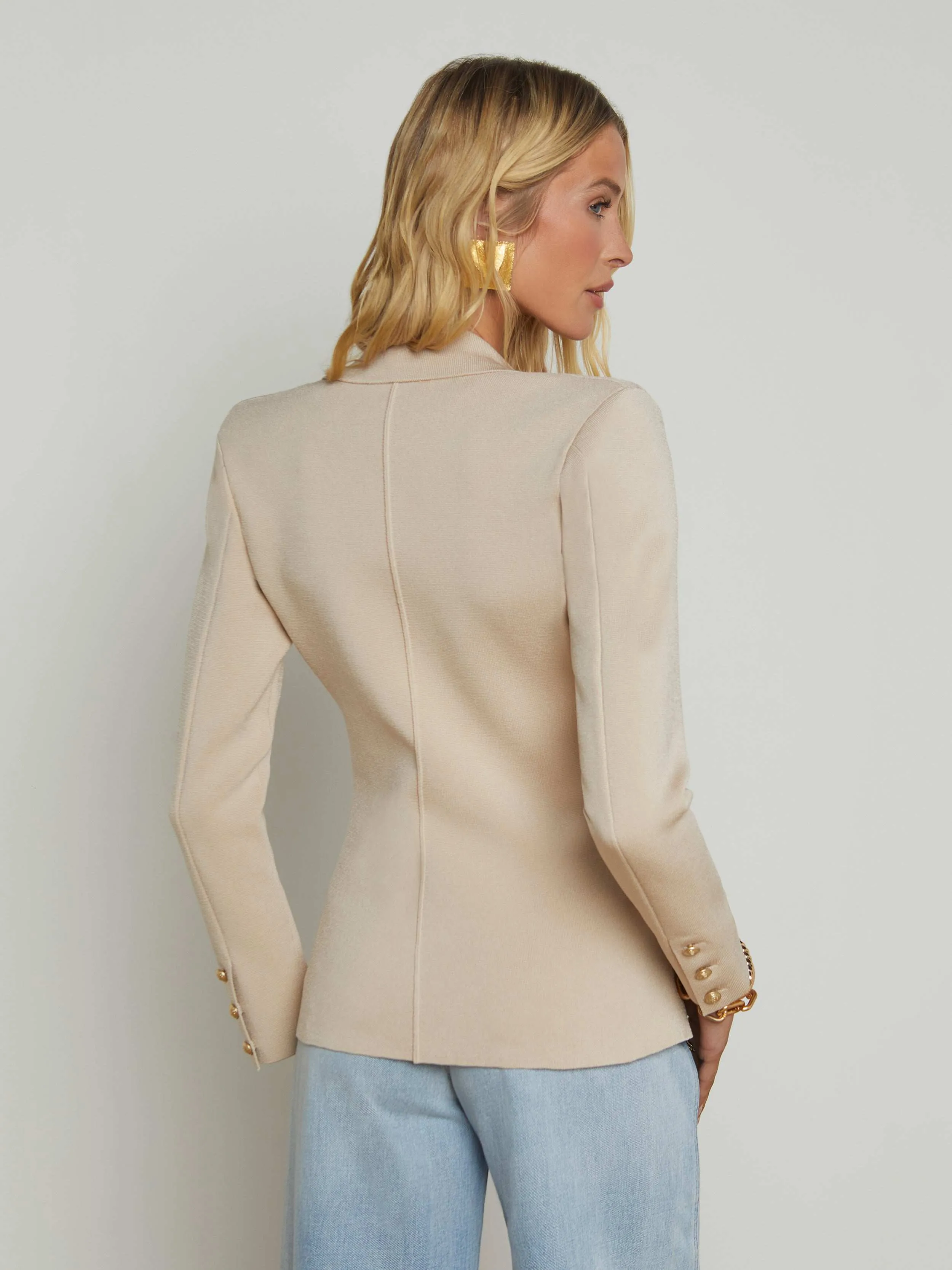 Chamberlain Knit Blazer sold by L'AGENCE product image thumbnail 4