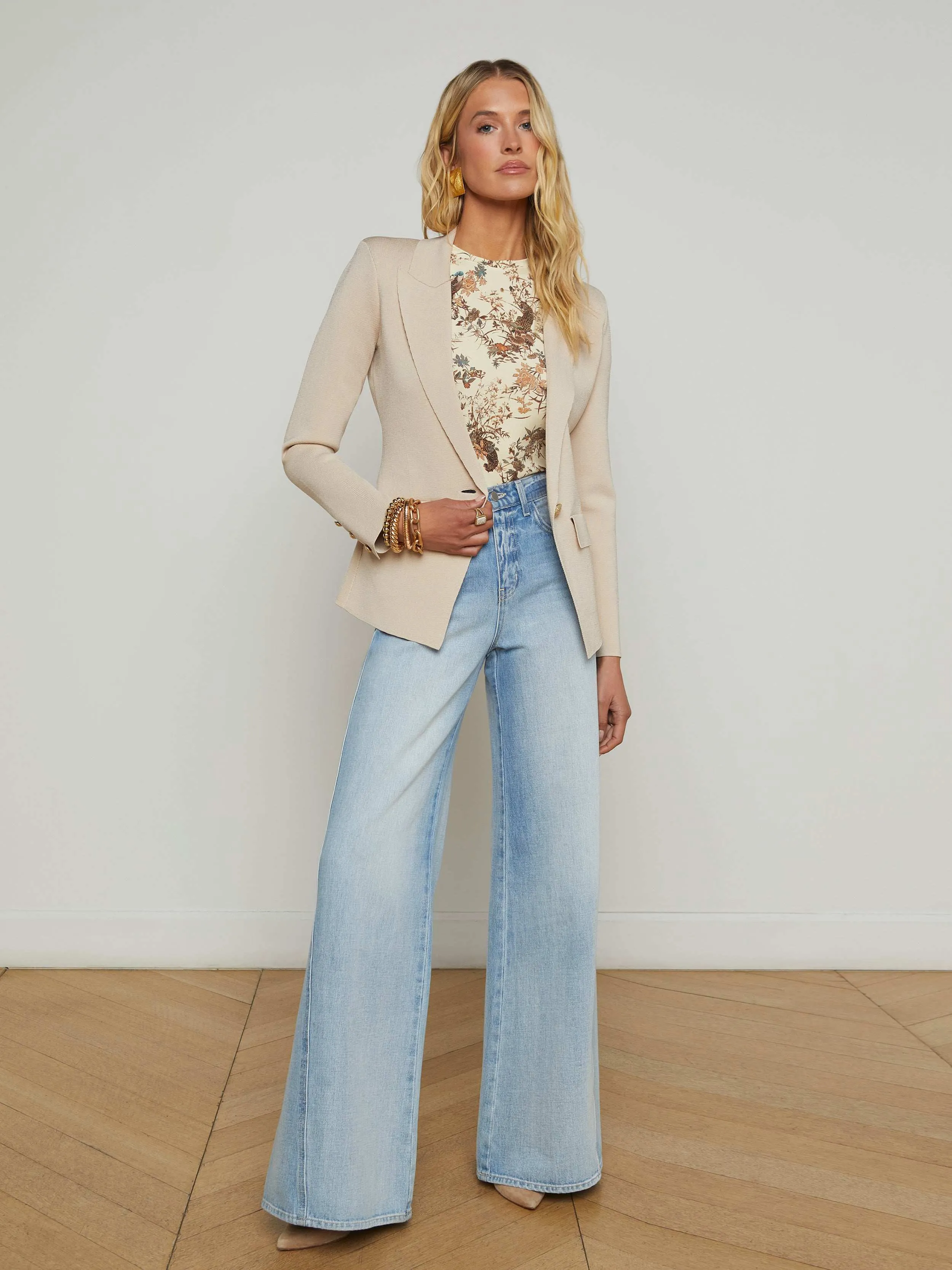 Chamberlain Knit Blazer sold by L'AGENCE product image thumbnail 5