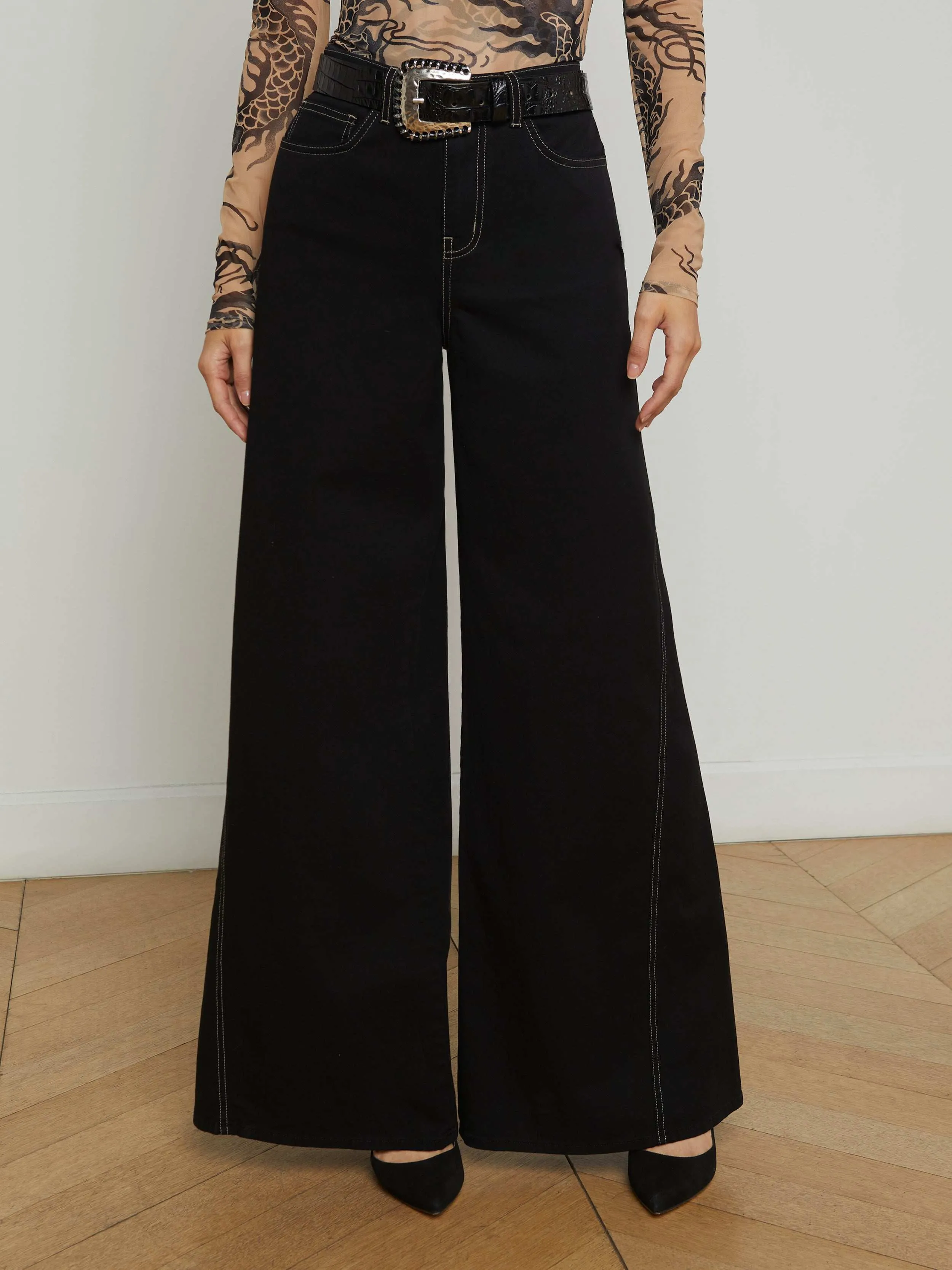 Beau Wide-Leg Jean sold by L'AGENCE product image thumbnail 2