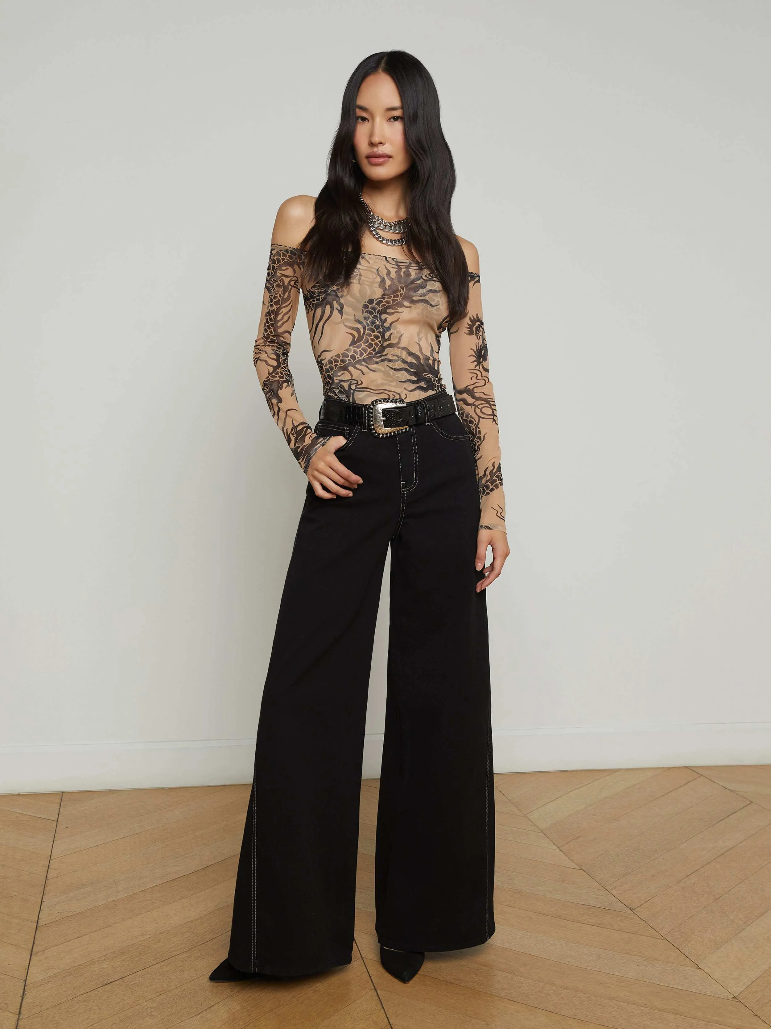 Beau Wide-Leg Jean sold by L'AGENCE