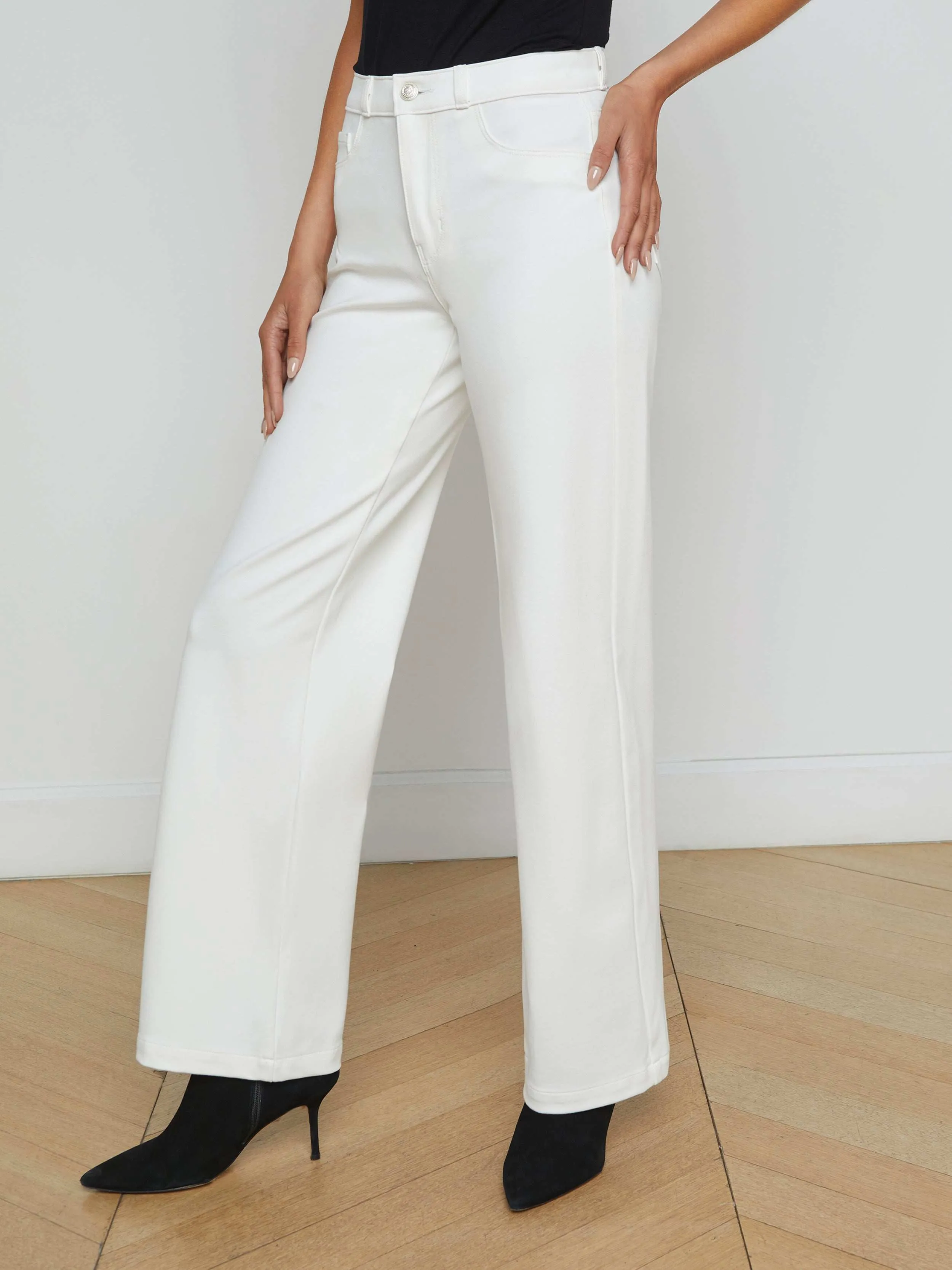 Clayton Wide-Leg Pant sold by L'AGENCE product image thumbnail 3