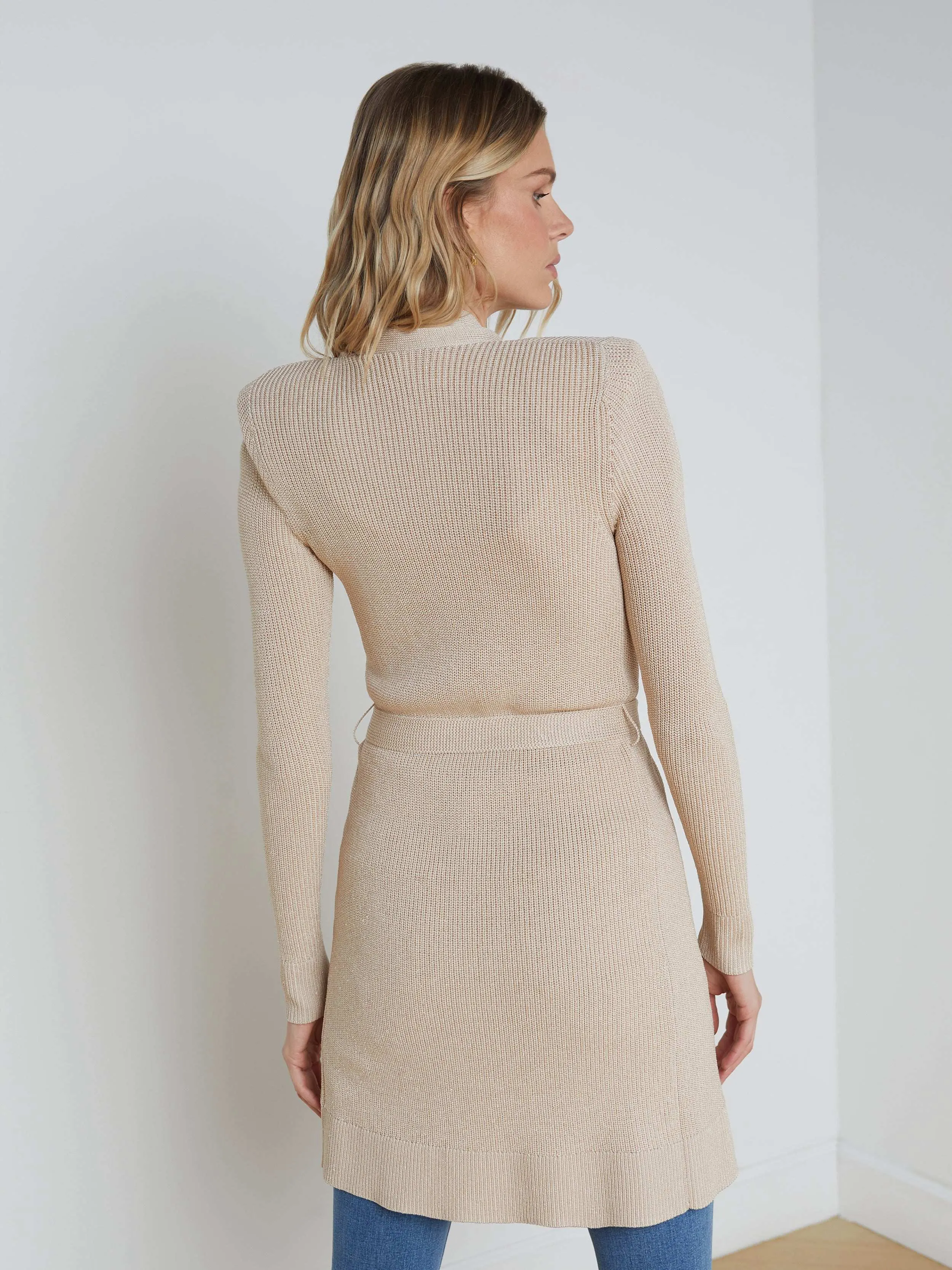 Noe Double-Breasted Cardigan sold by L'AGENCE product image thumbnail 4