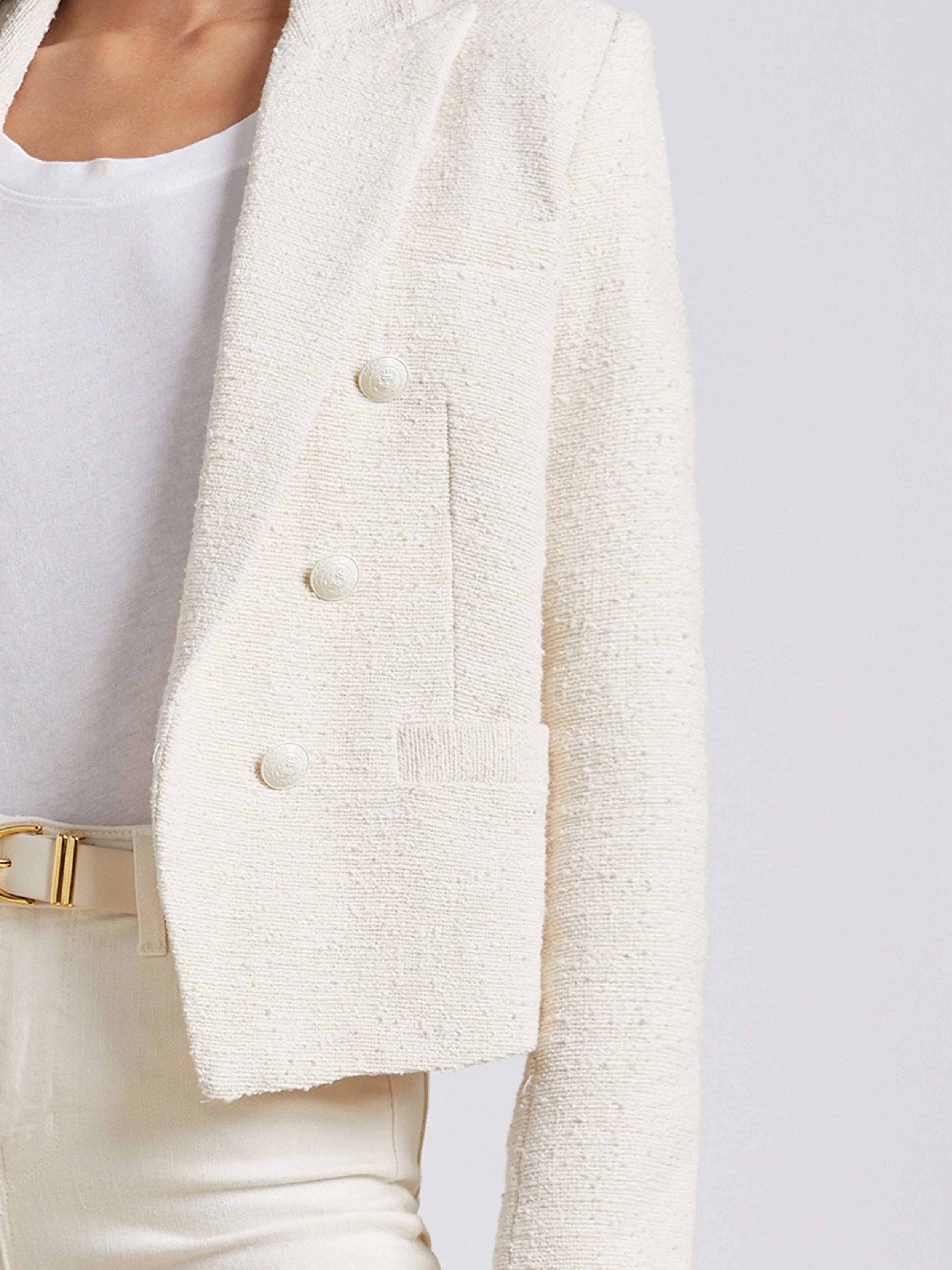 Brooke Open-Front Blazer sold by L'AGENCE product image thumbnail 2