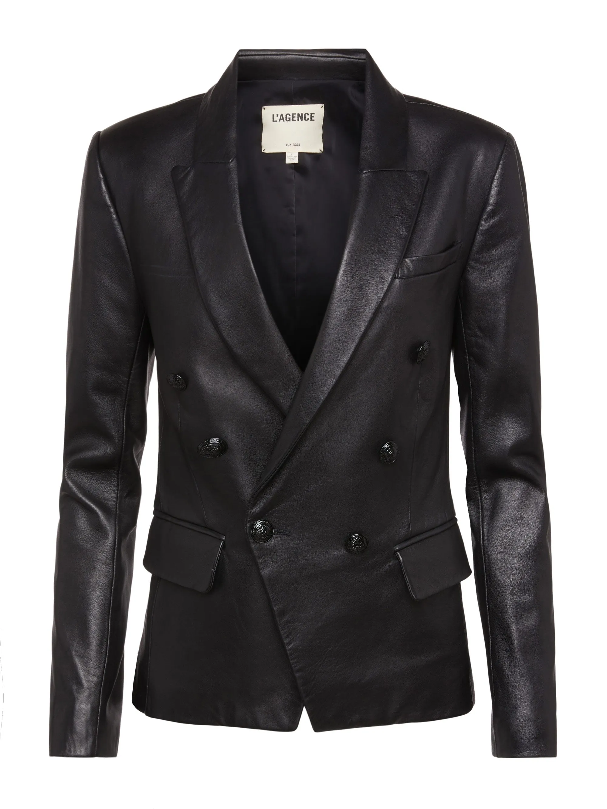 Kenzie Leather Blazer sold by L'AGENCE product image thumbnail 5