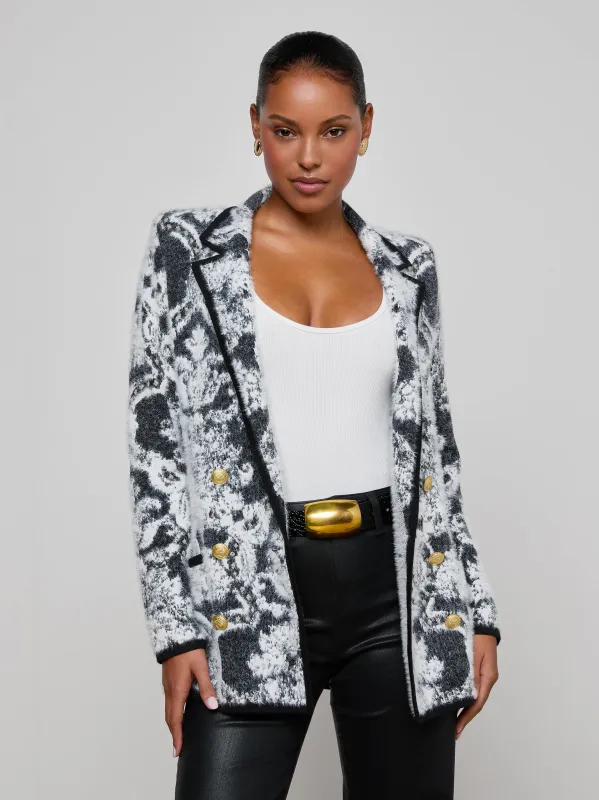 Eileen Jacquard Knit Blazer sold by L'AGENCE