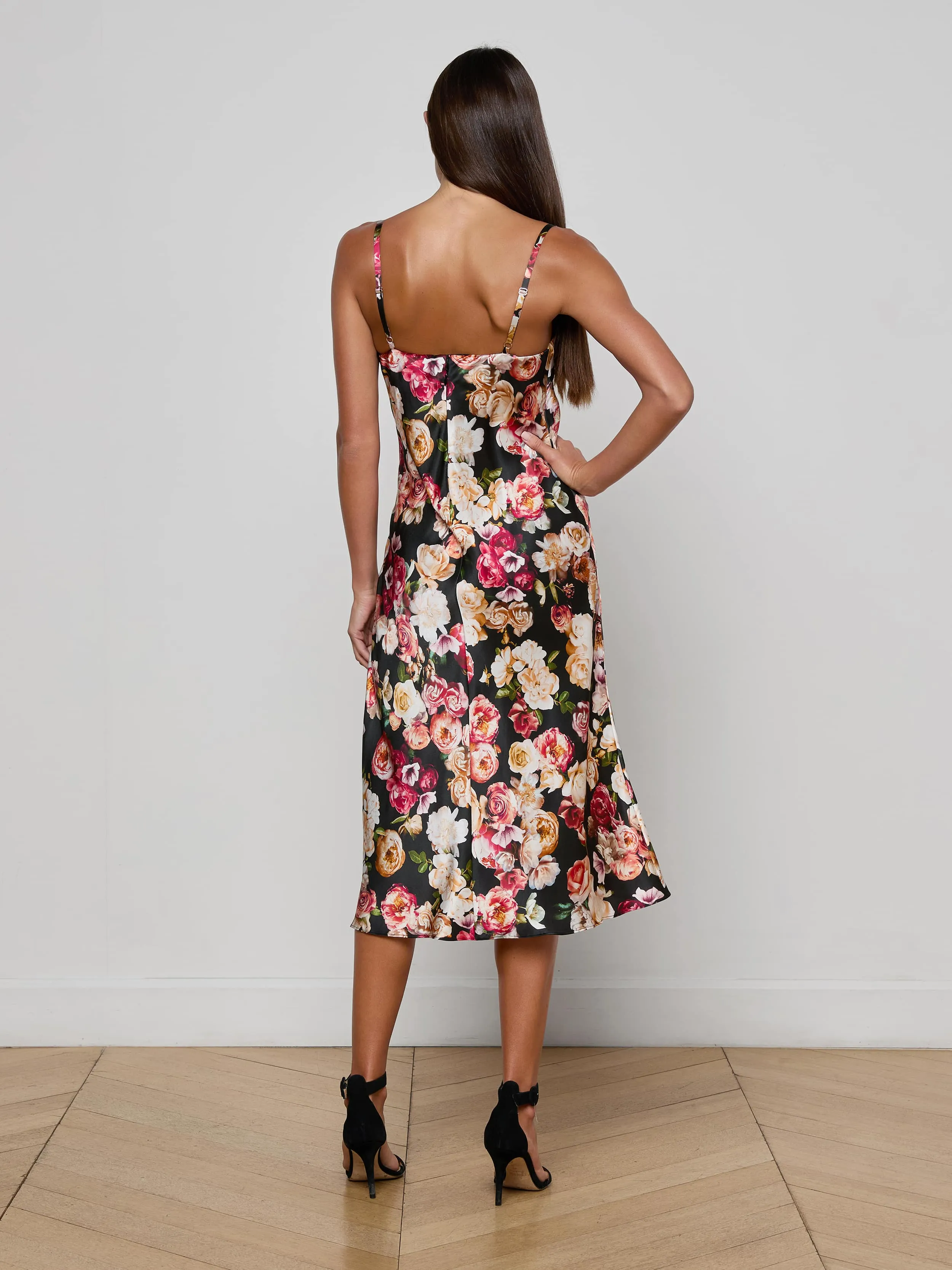 Solay Silk Slip Dress sold by L'AGENCE product image thumbnail 3