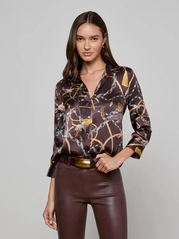 Dani Silk Blouse sold by L'AGENCE