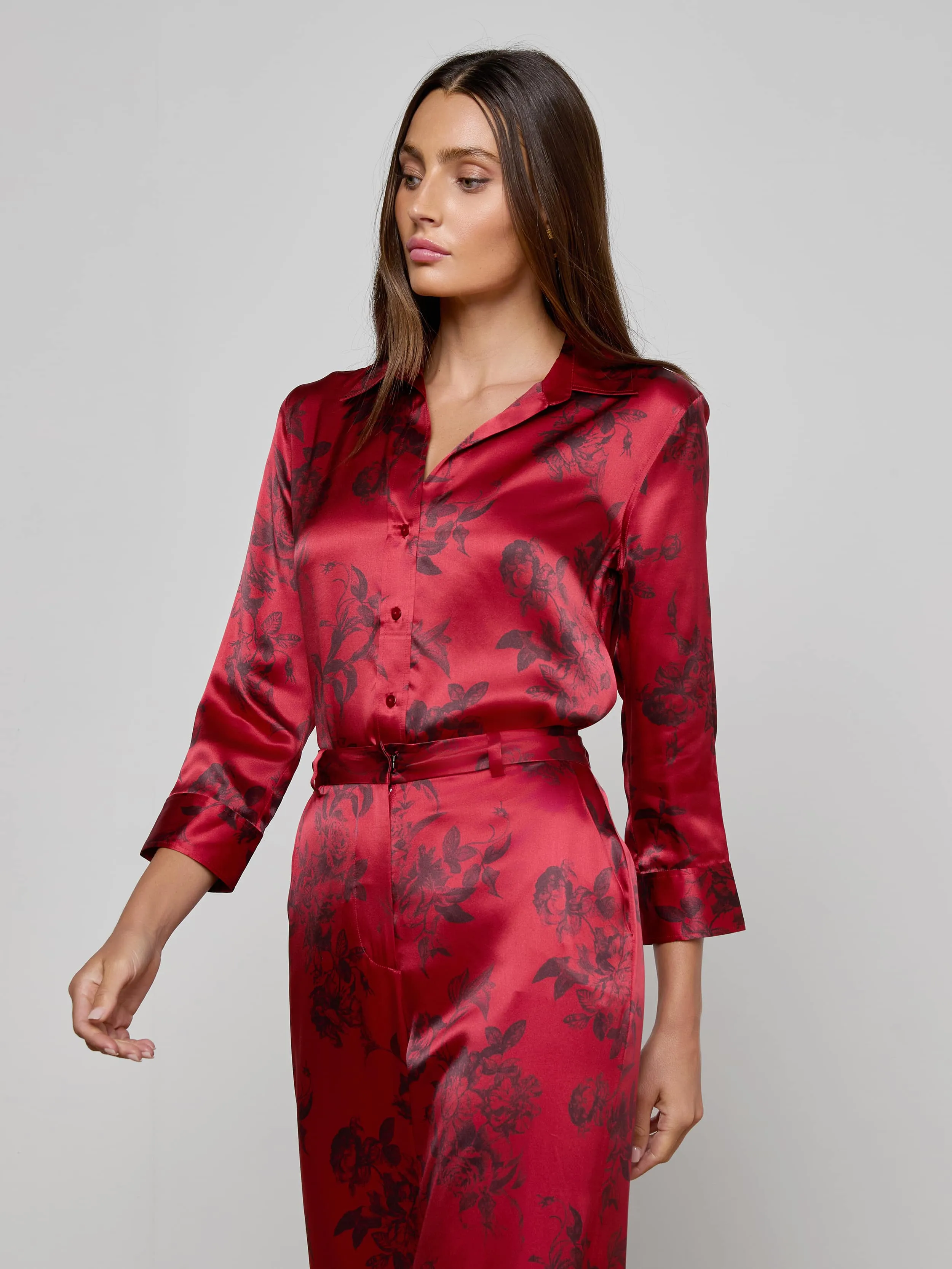 Dani Silk Blouse sold by L'AGENCE product image thumbnail 2
