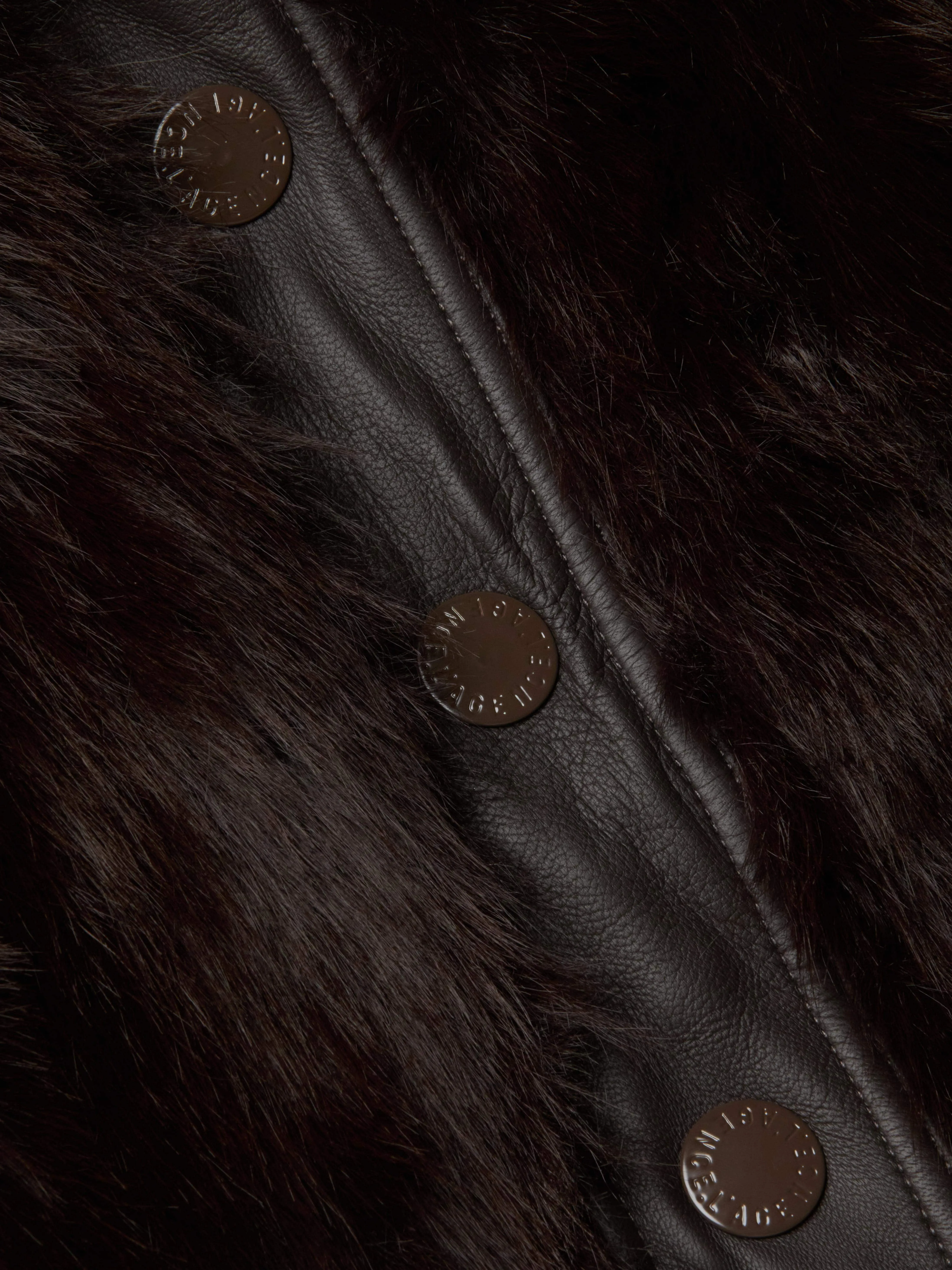 Claira Faux Fur Jacket sold by L'AGENCE product image thumbnail 5