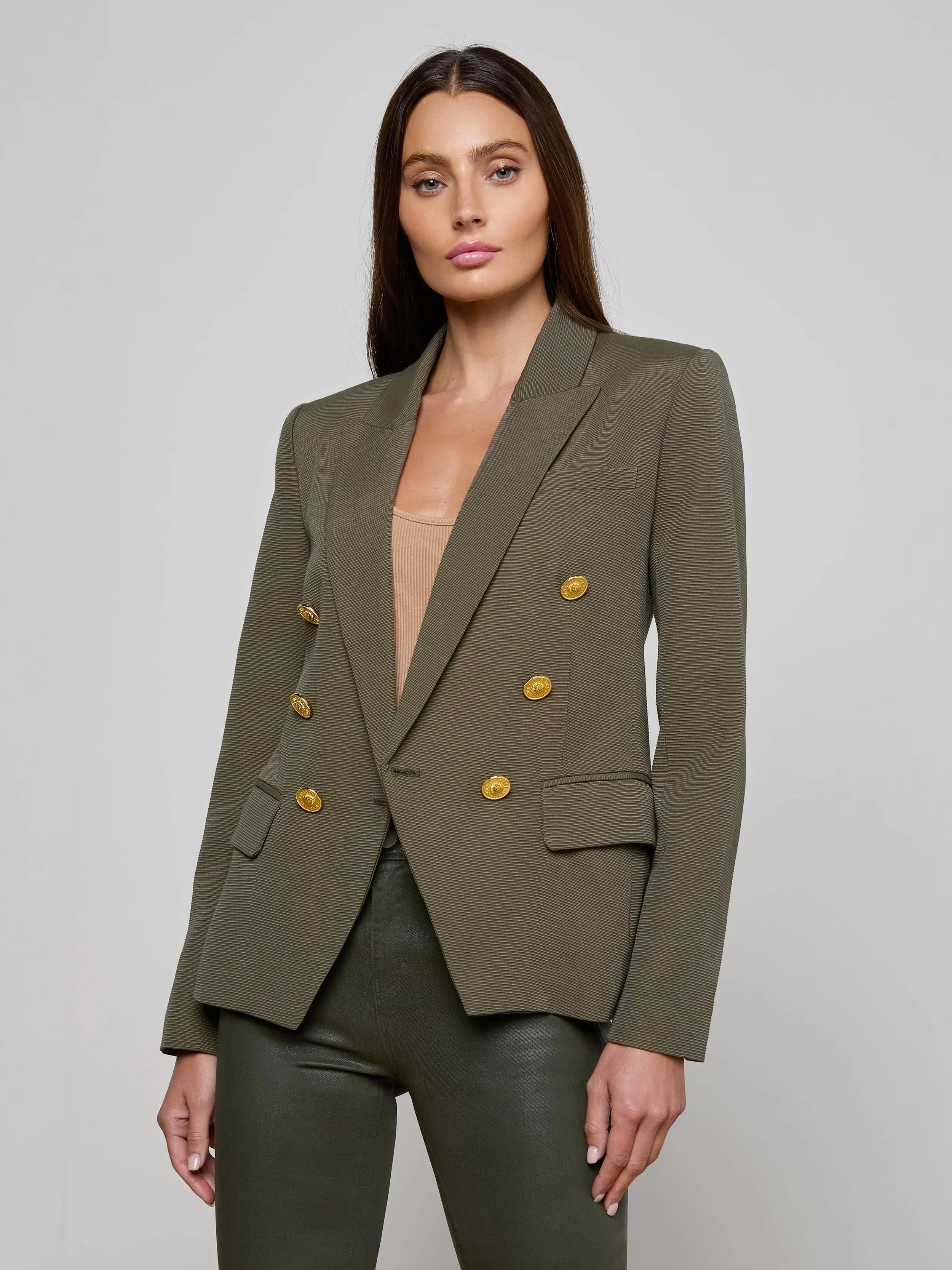 Kenzie Double-Breasted Blazer sold by L'AGENCE