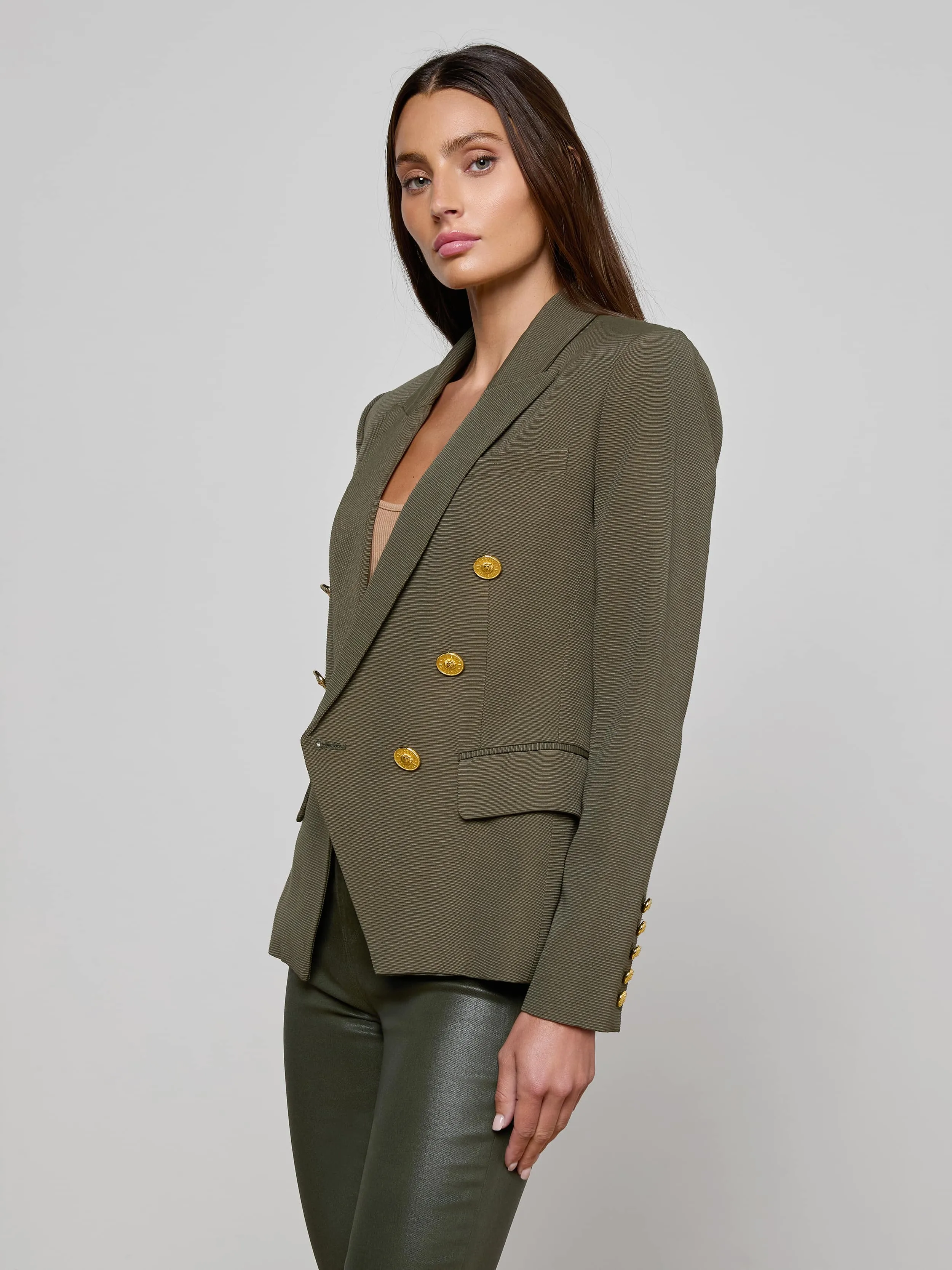 Kenzie Double-Breasted Blazer sold by L'AGENCE product image thumbnail 2