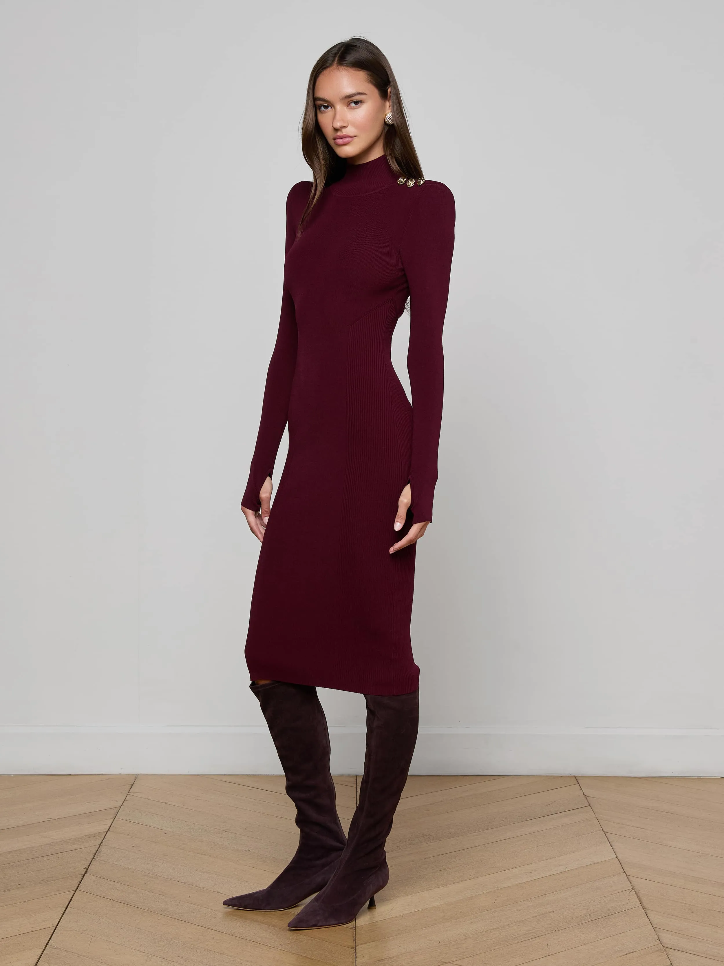 Larelle Midi Dress sold by L'AGENCE product image thumbnail 2
