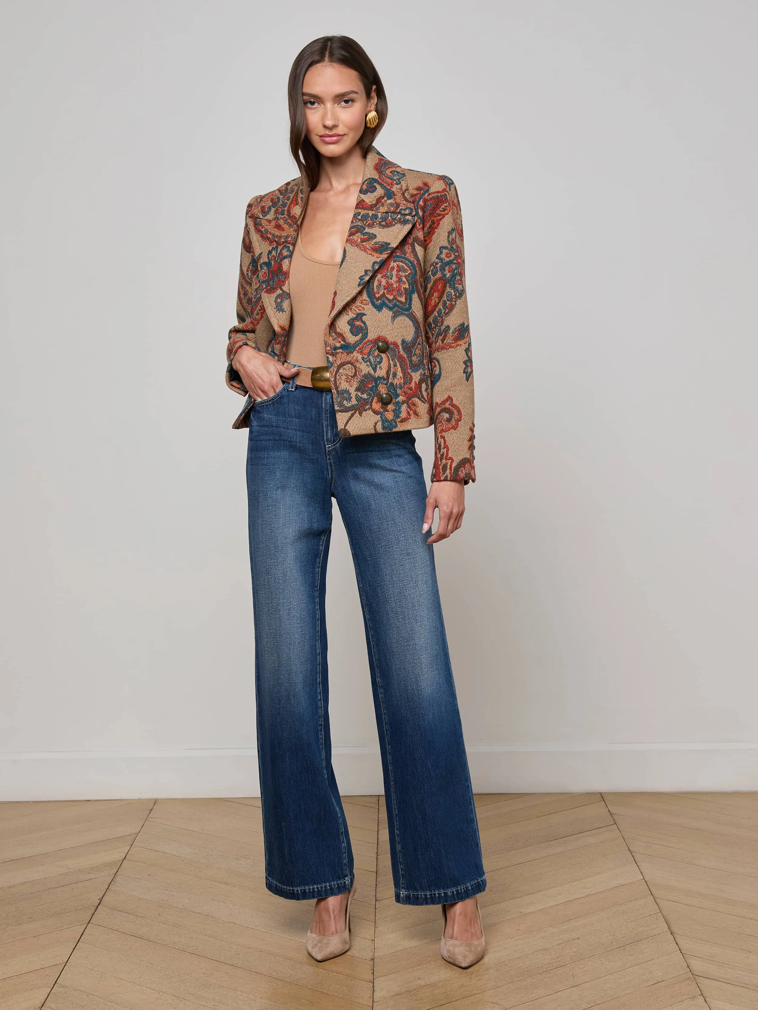 Kelsey Peacoat sold by L'AGENCE product image thumbnail 4