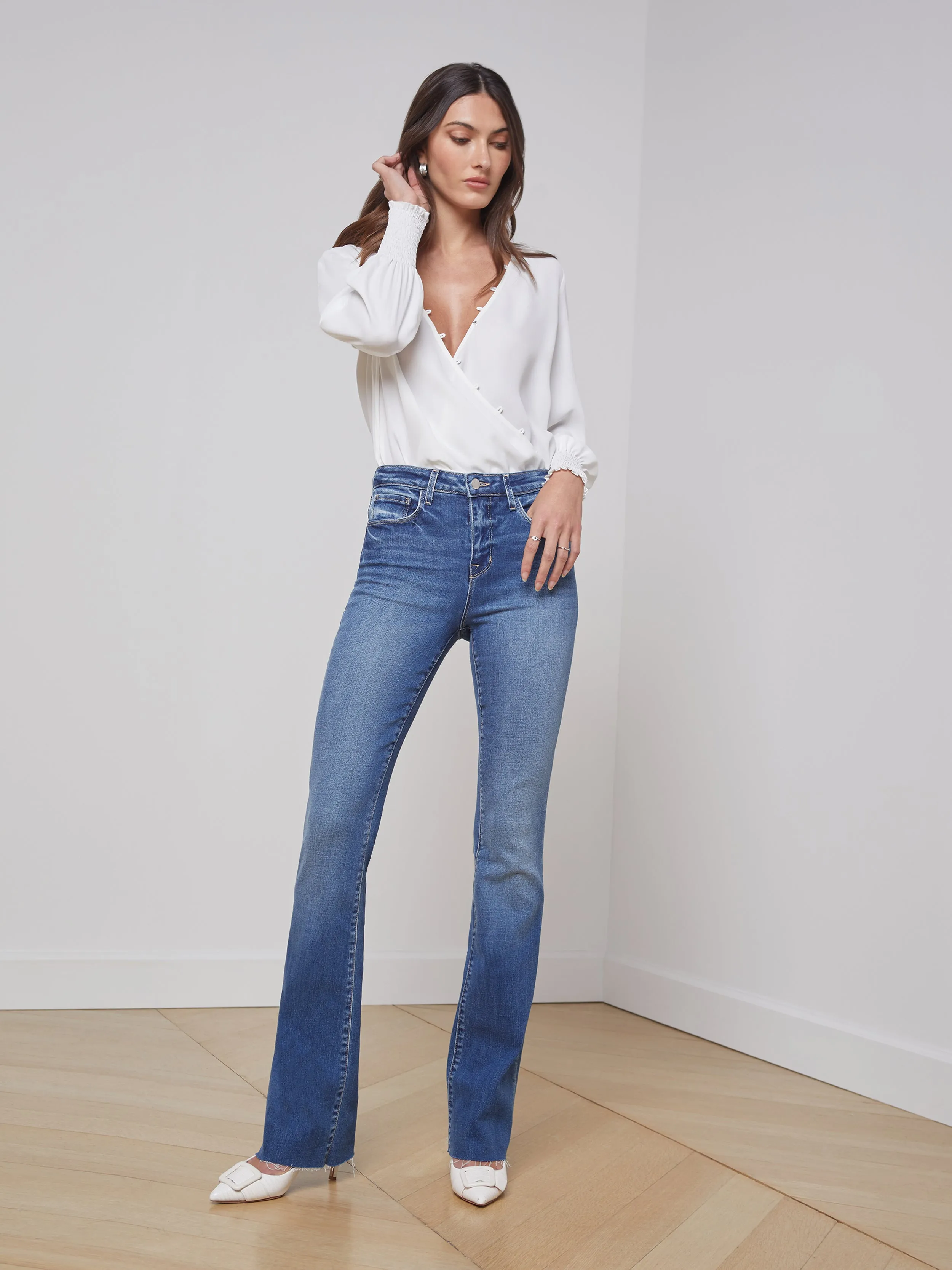 Ruth Straight-Leg Jean sold by L'AGENCE