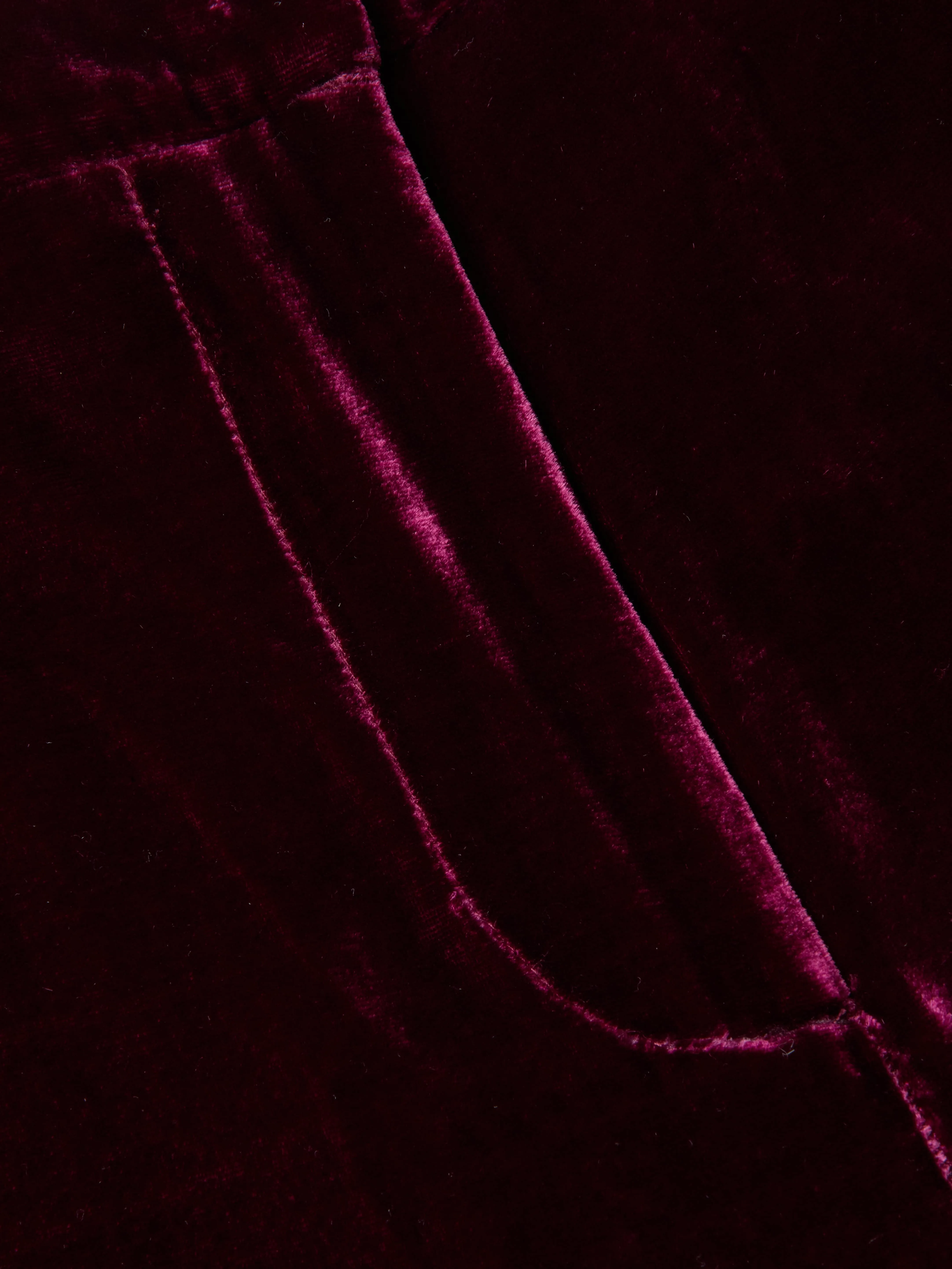 Pilar Velvet Wide-Leg Pant sold by L'AGENCE product image thumbnail 5