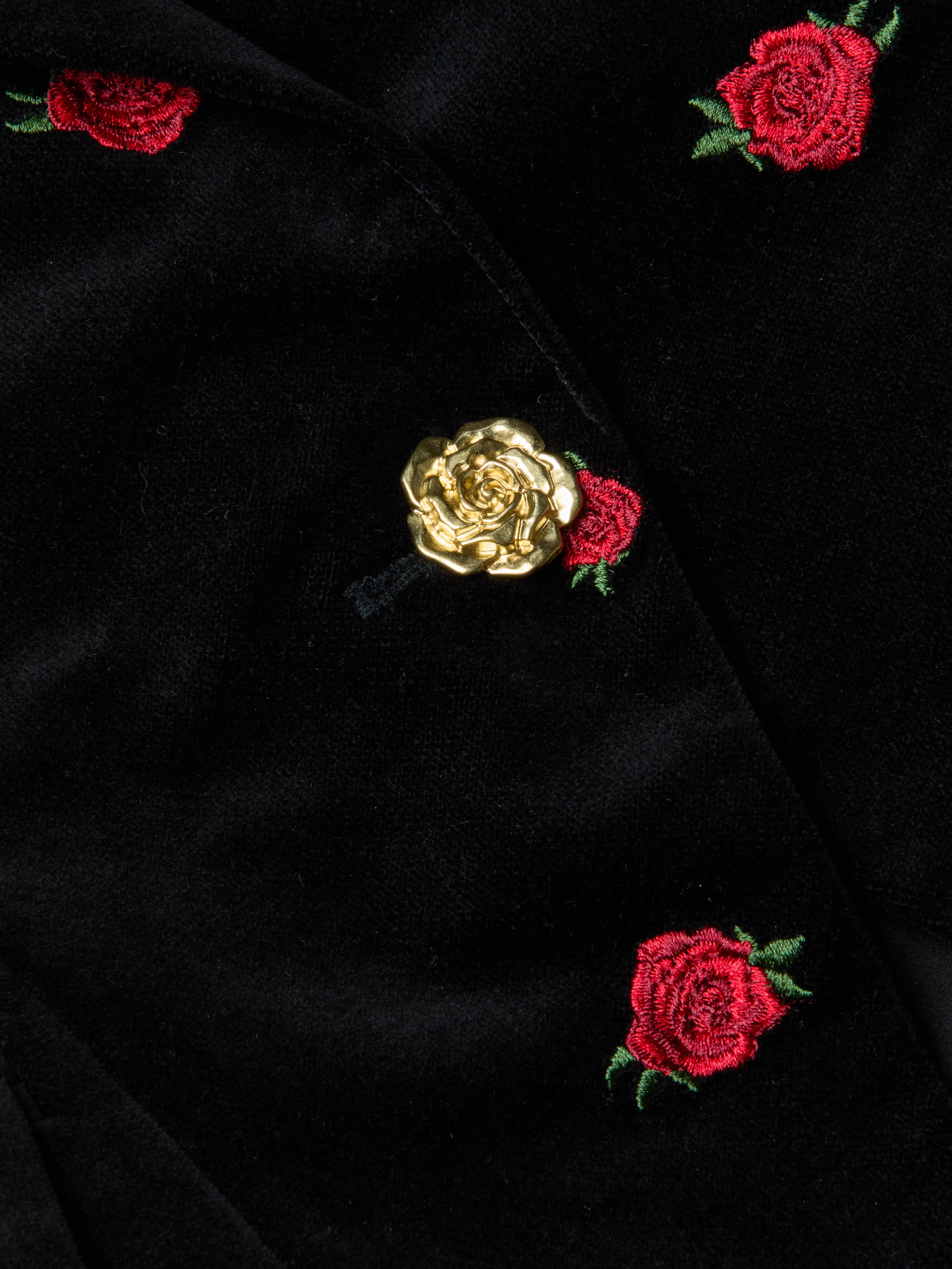 Kaisley Velvet Blazer sold by L'AGENCE product image thumbnail 5