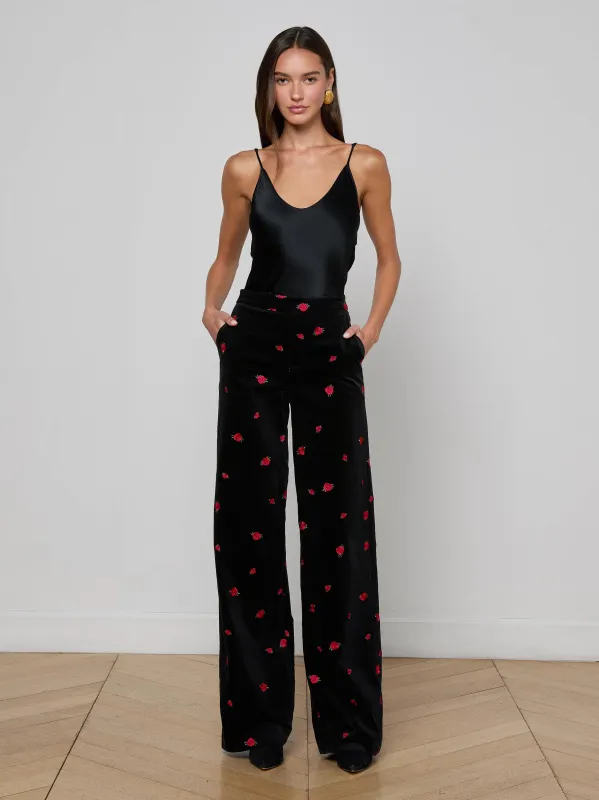 Livvy Velvet Trouser sold by L'AGENCE