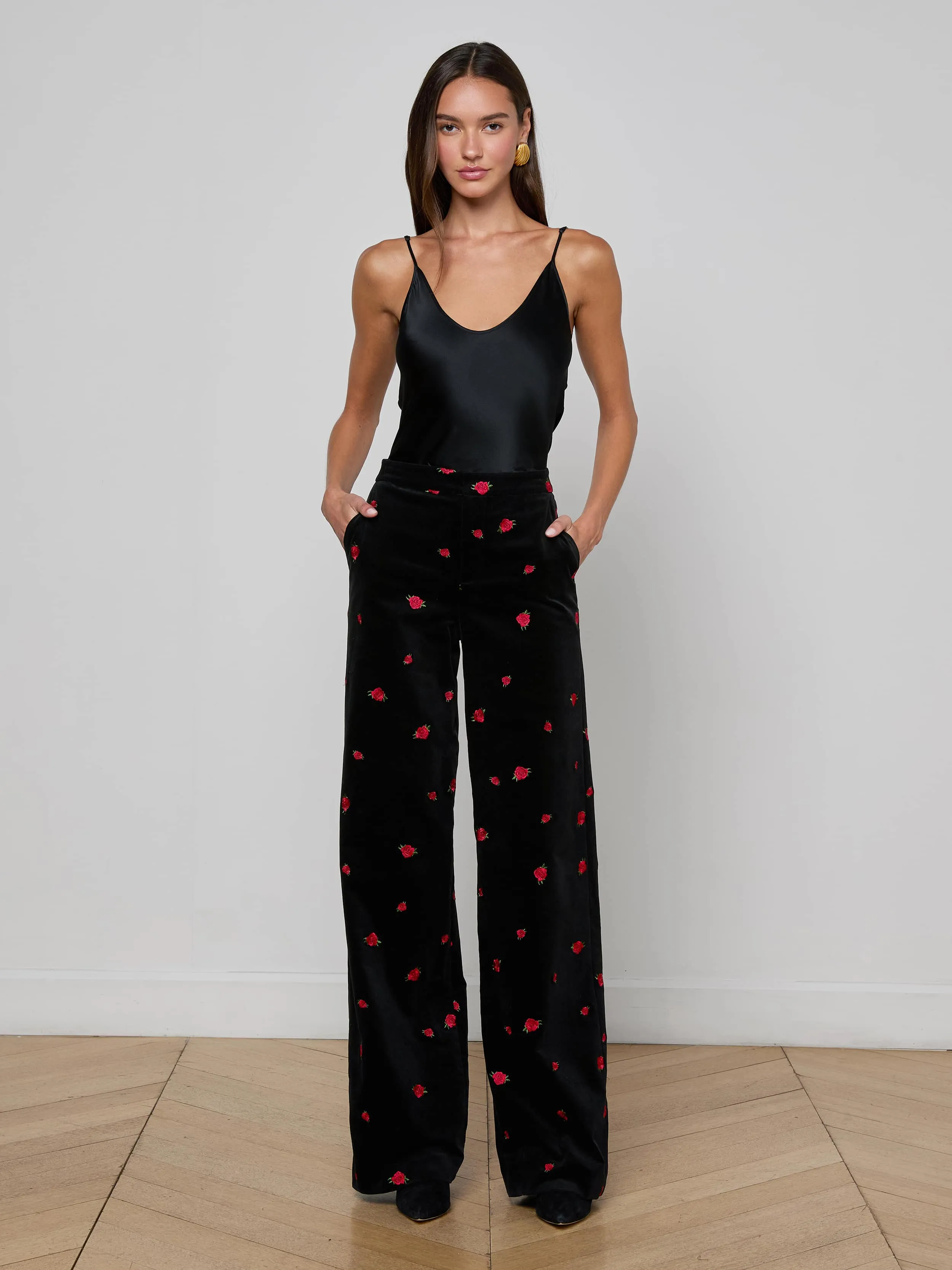 Livvy Velvet Trouser sold by L'AGENCE