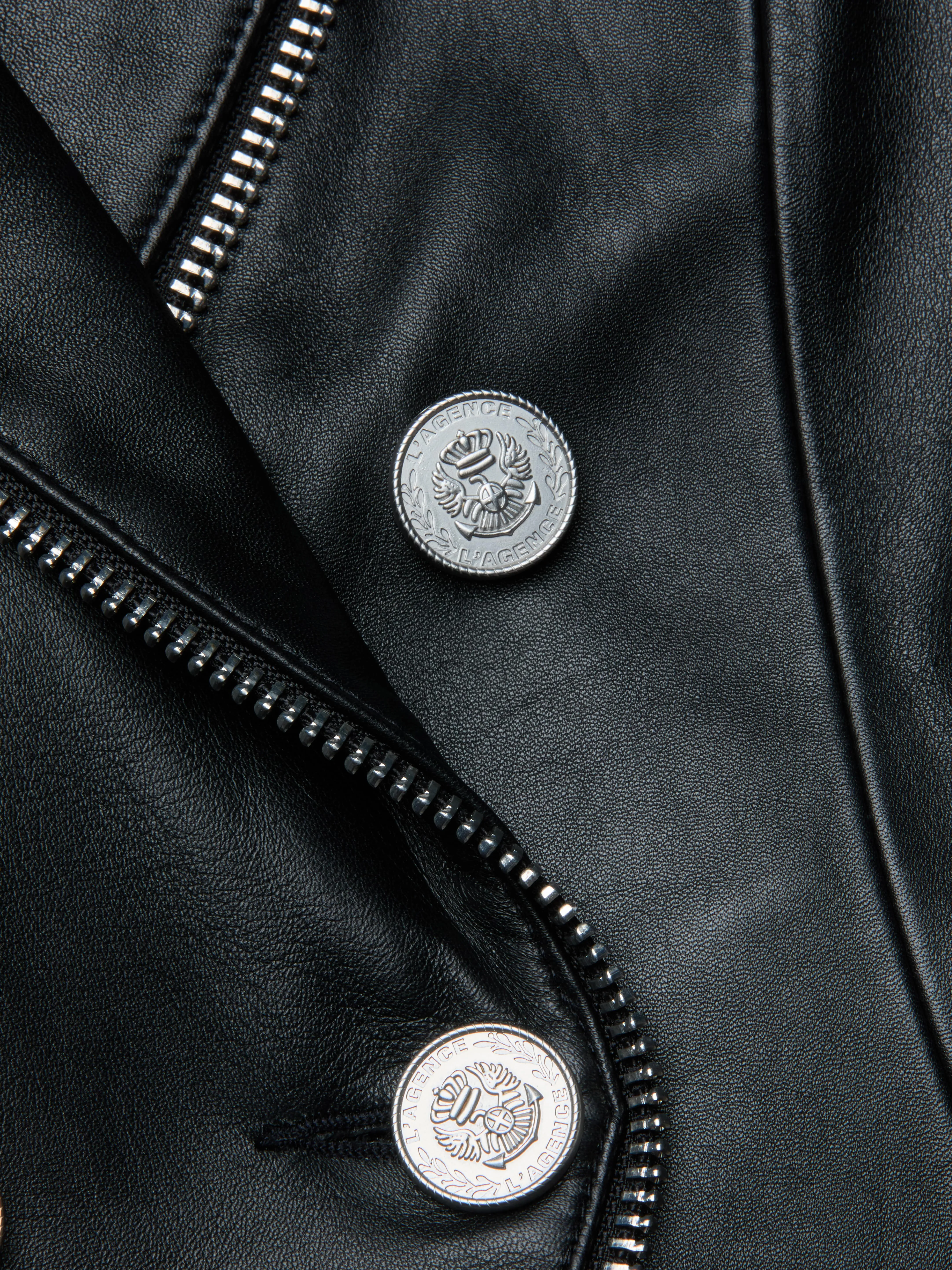 Ottilie Leather Blazer sold by L'AGENCE product image thumbnail 5