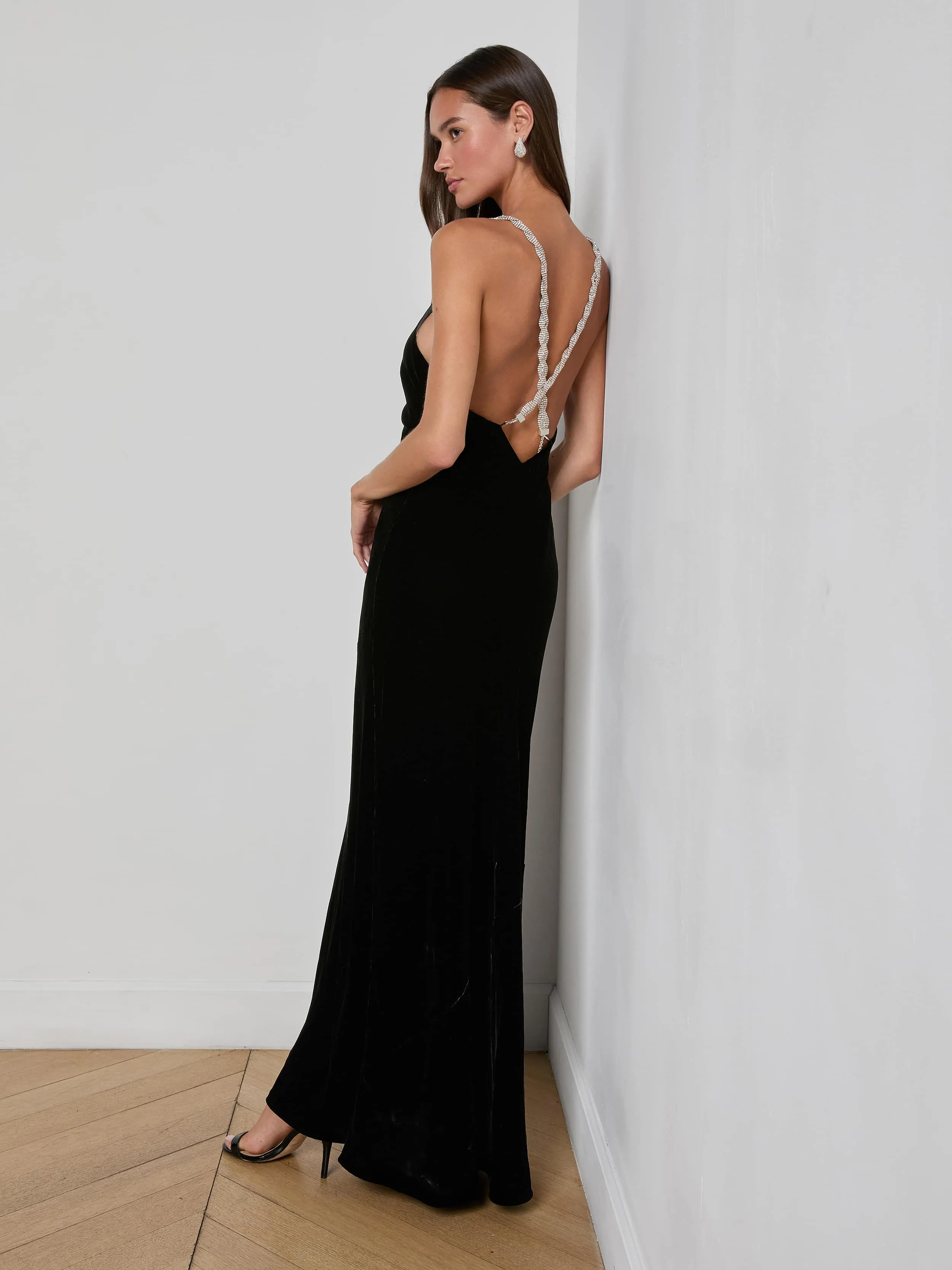 Saint Velvet Gown sold by L'AGENCE product image thumbnail 5