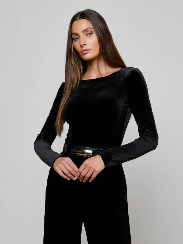 Seraphine Velvet Bodysuit made by L'AGENCE