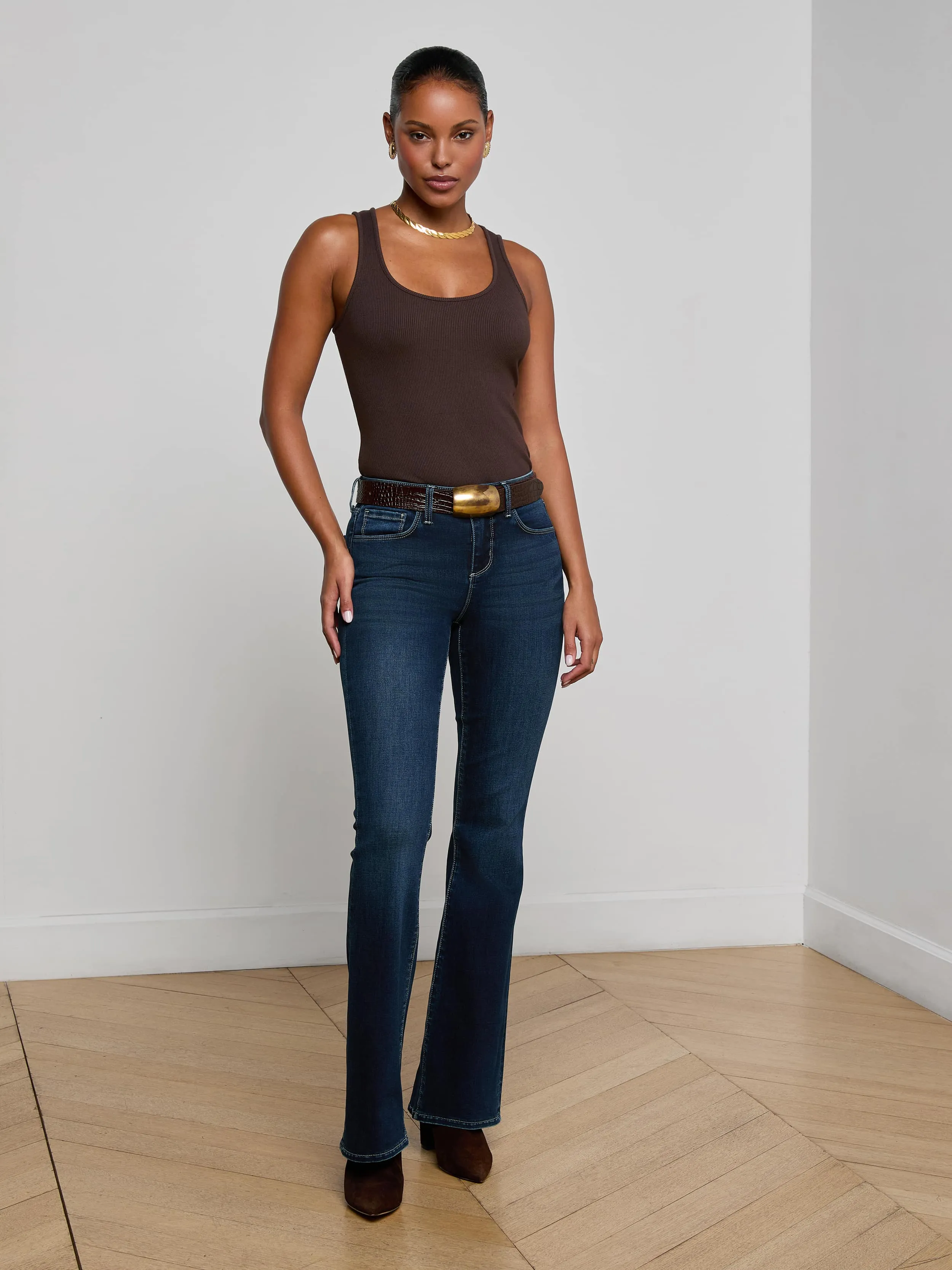 Adira Scoopneck Tank sold by L'AGENCE product image thumbnail 3