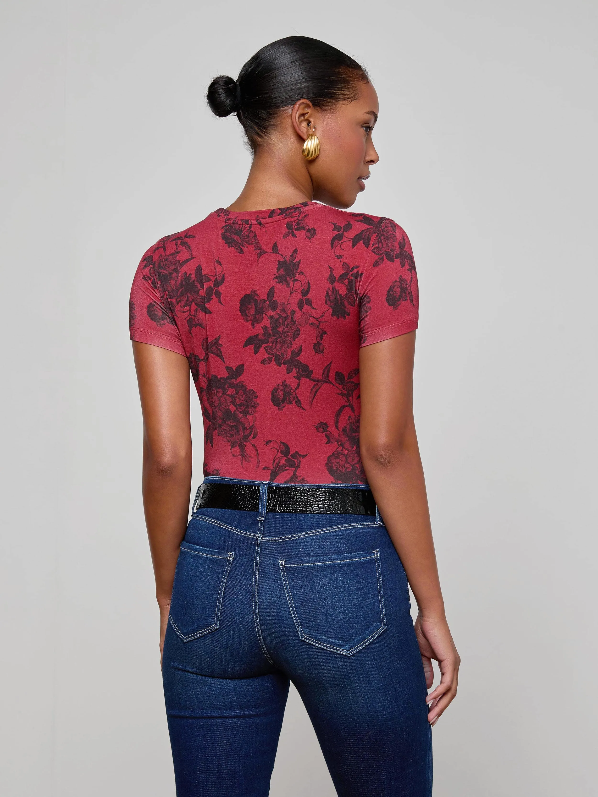 Ressi Fitted Tee sold by L'AGENCE product image thumbnail 4