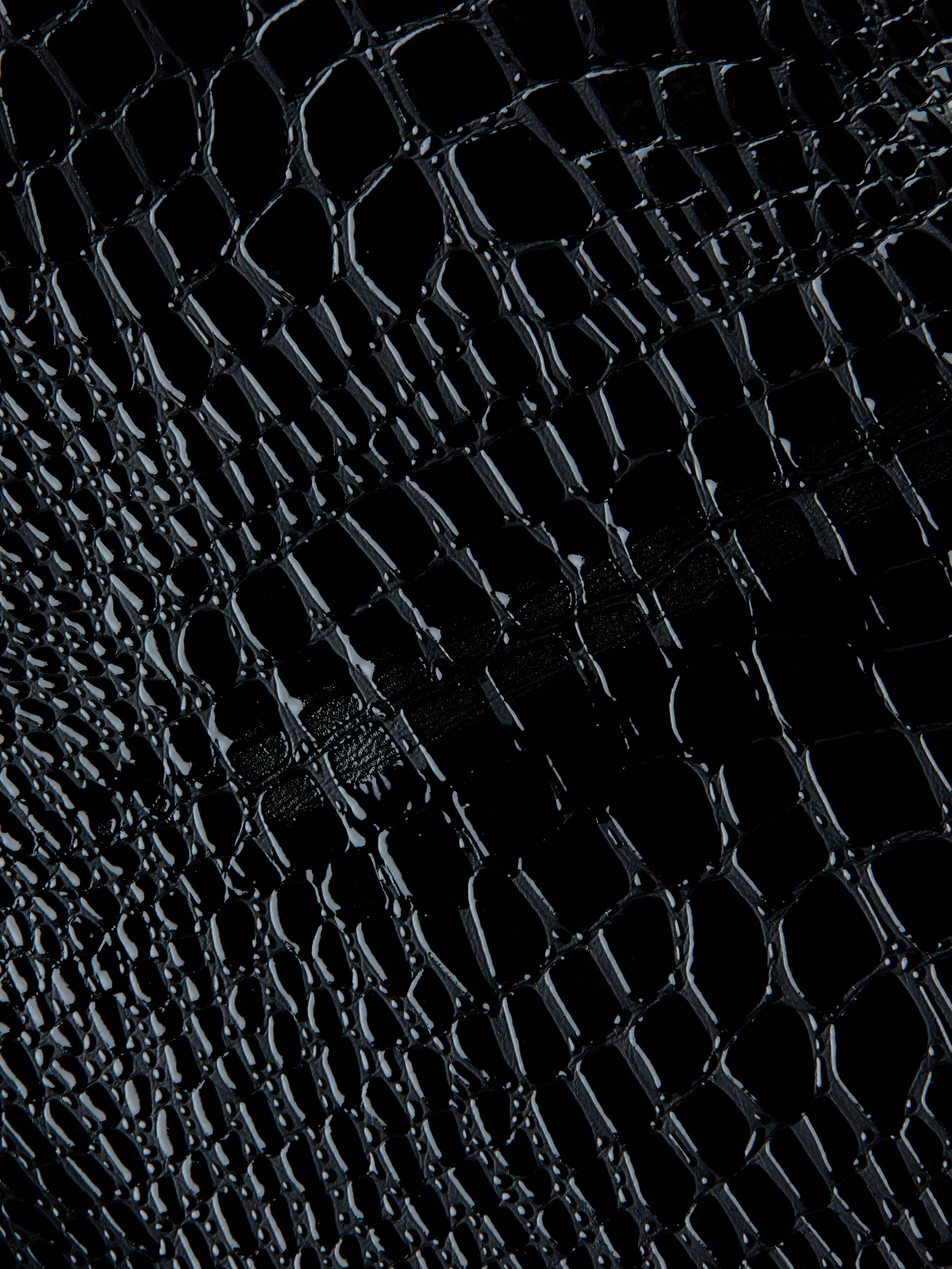 Gerard Croc-Embossed Mini Skirt sold by L'AGENCE product image thumbnail 5