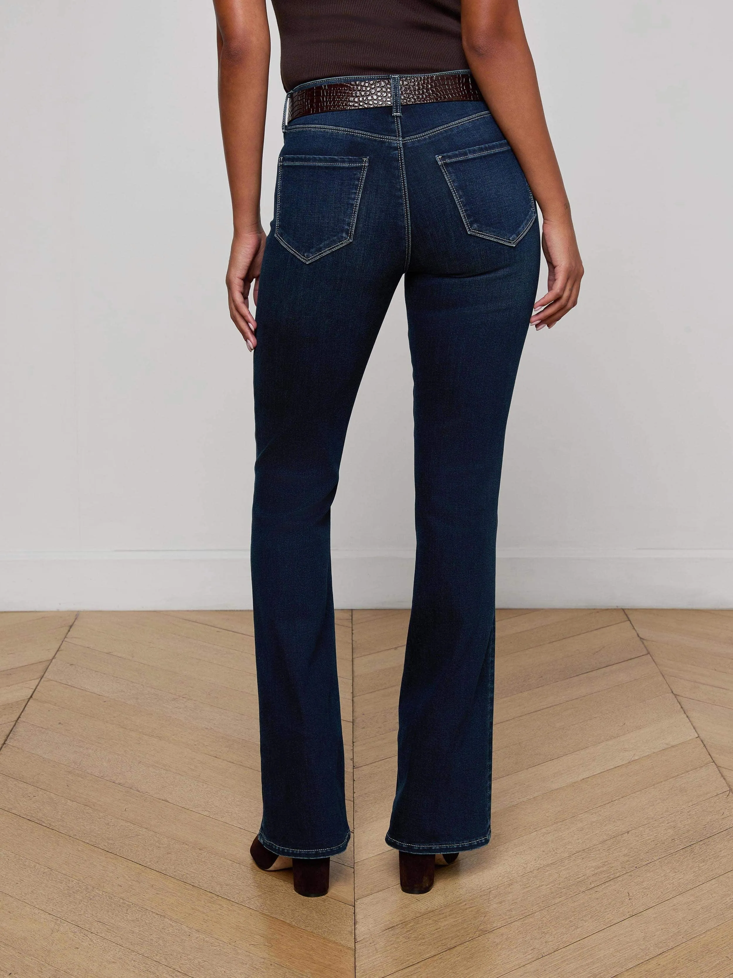 Cara Low-Rise Bootcut Jean sold by L'AGENCE product image thumbnail 4