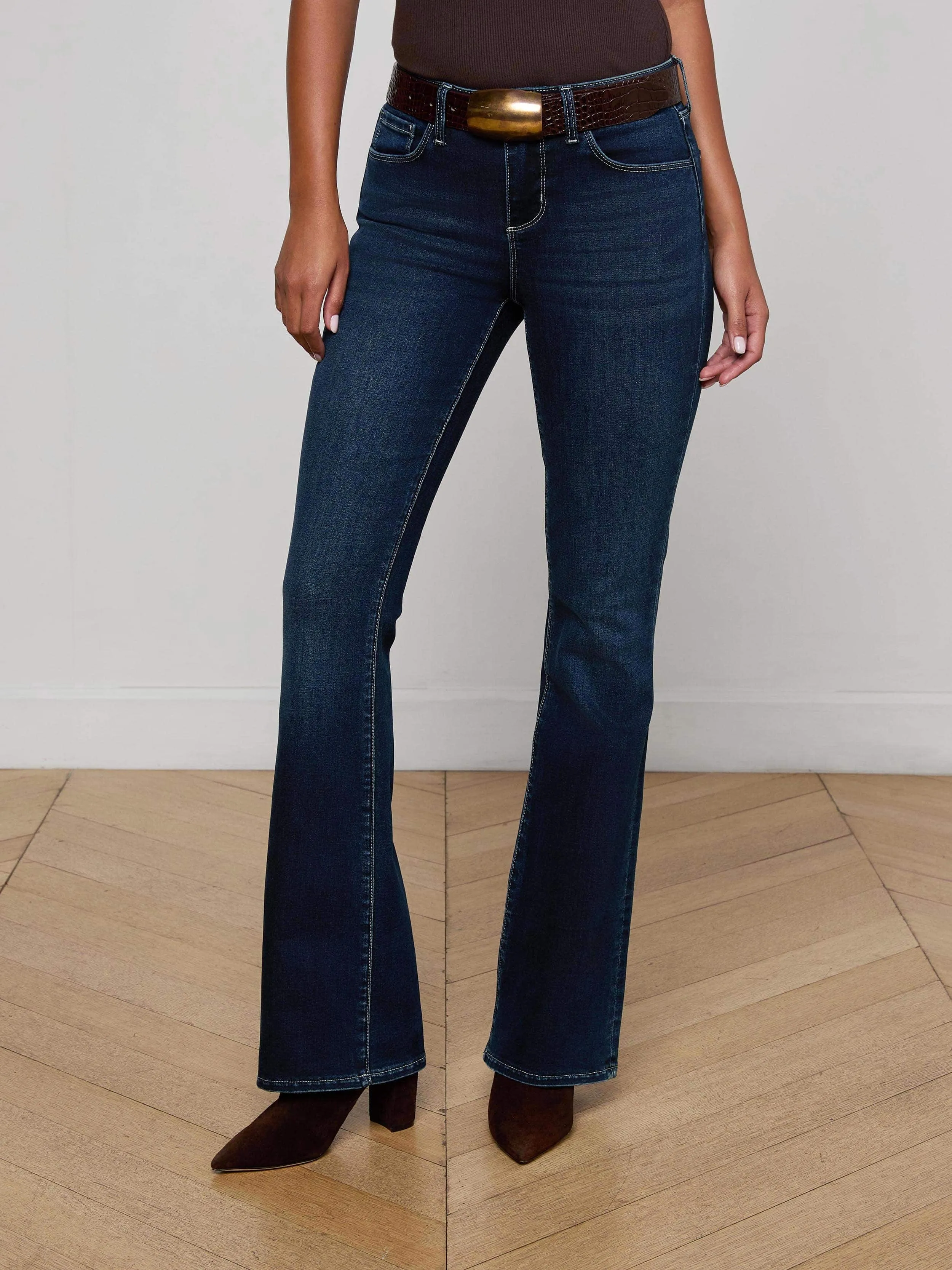Cara Low-Rise Bootcut Jean sold by L'AGENCE product image thumbnail 2