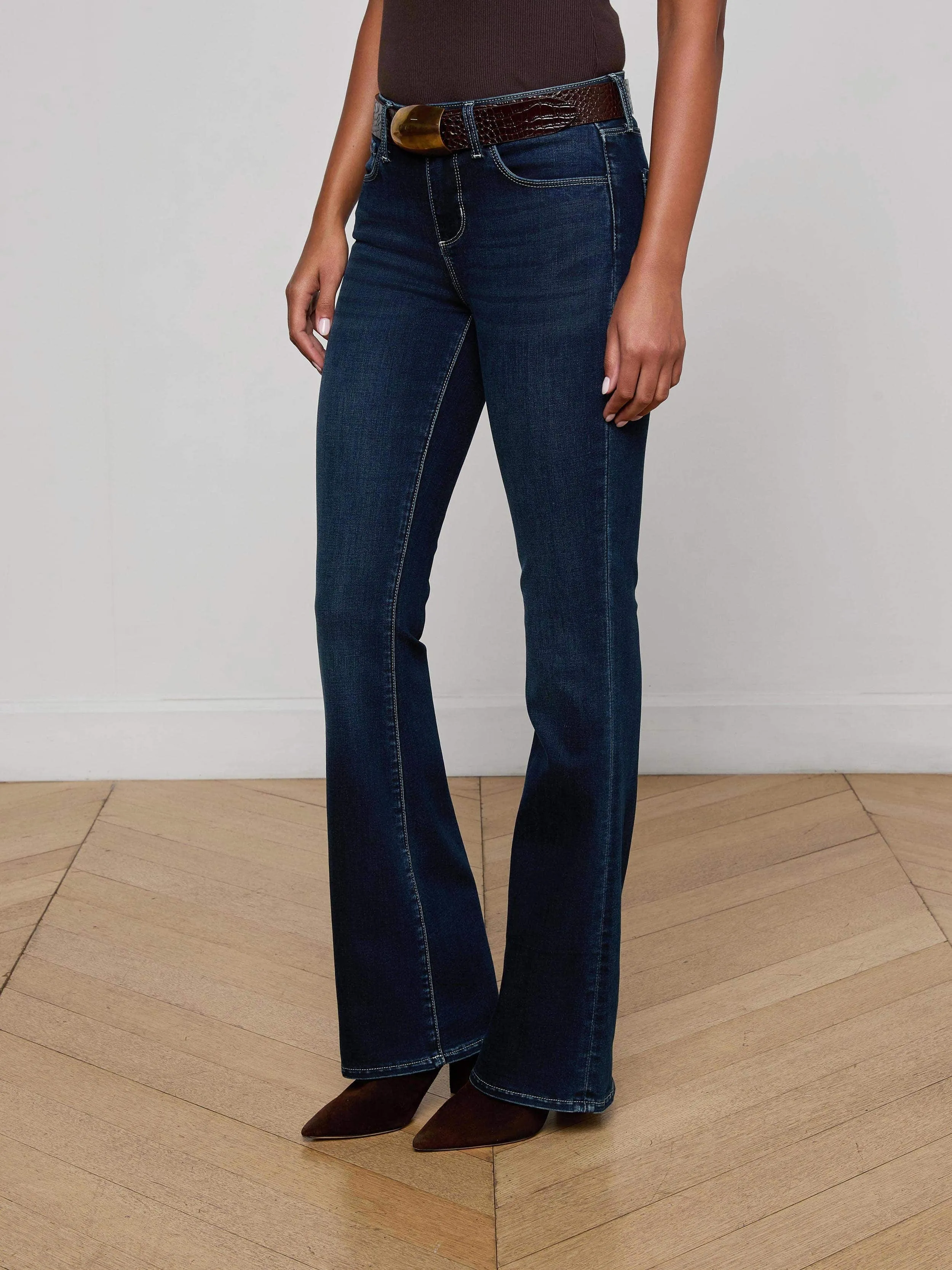 Cara Low-Rise Bootcut Jean sold by L'AGENCE product image thumbnail 3