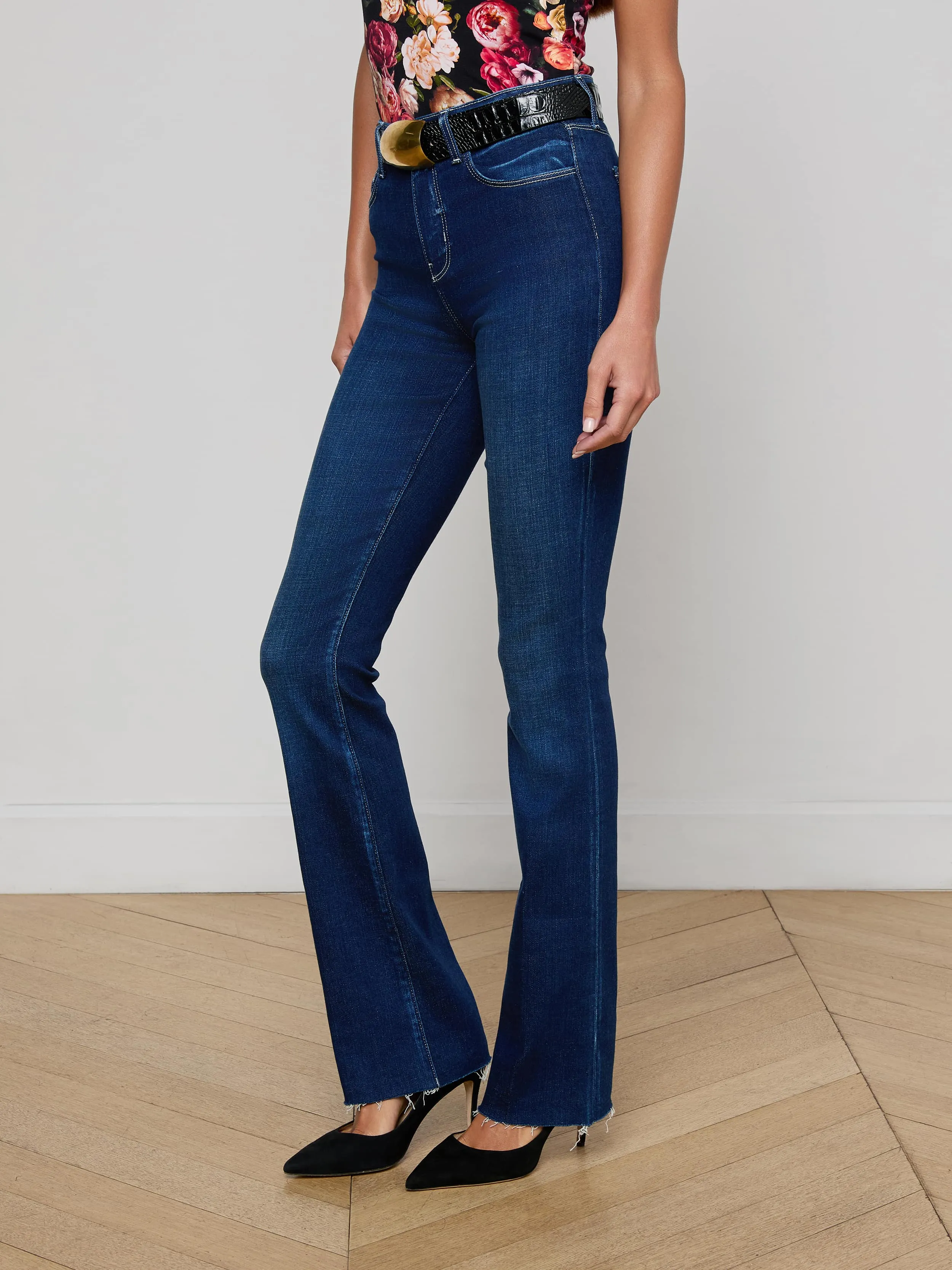 Ruth Straight-Leg Jean sold by L'AGENCE product image thumbnail 3