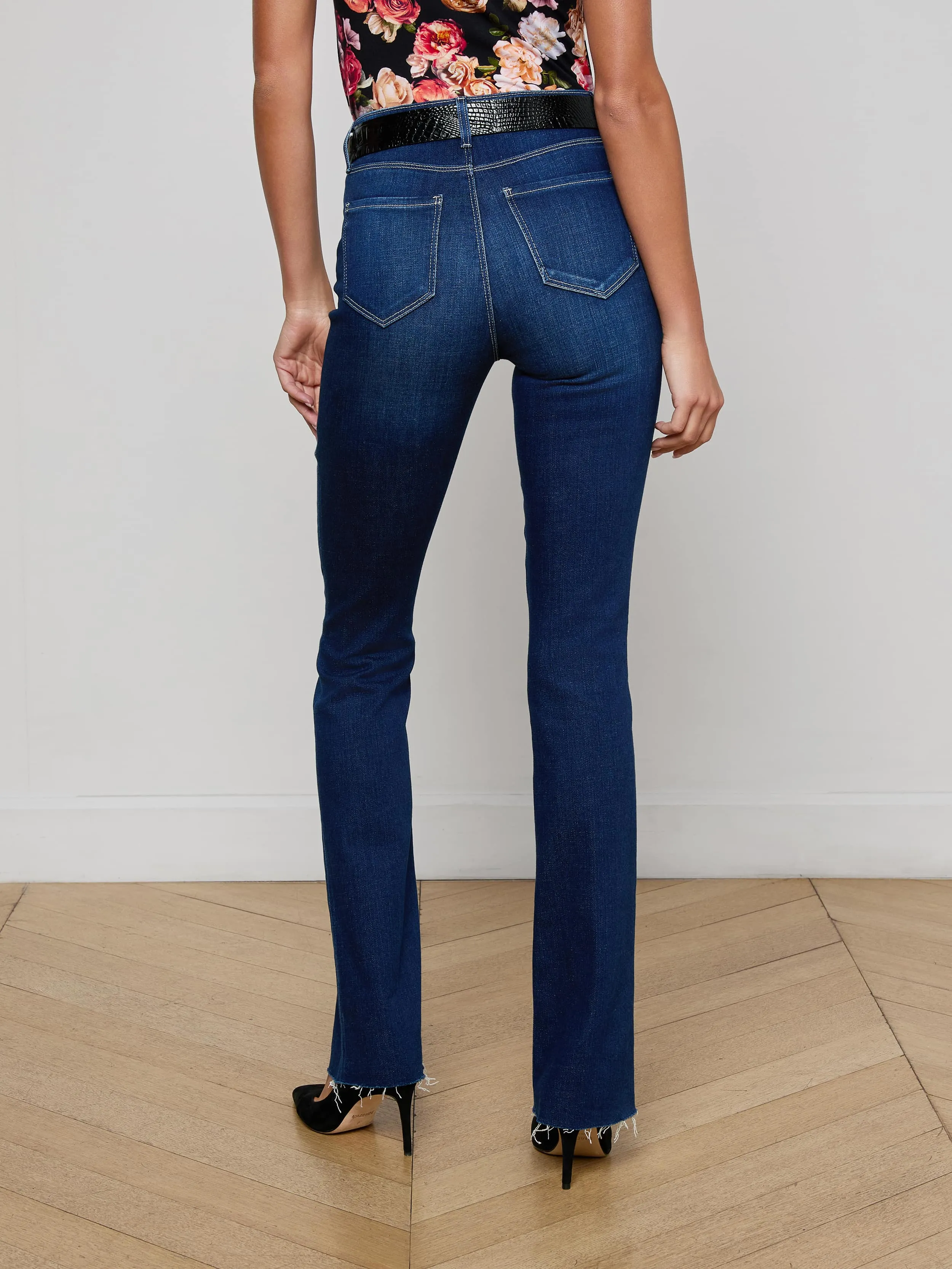 Ruth Straight-Leg Jean sold by L'AGENCE product image thumbnail 4
