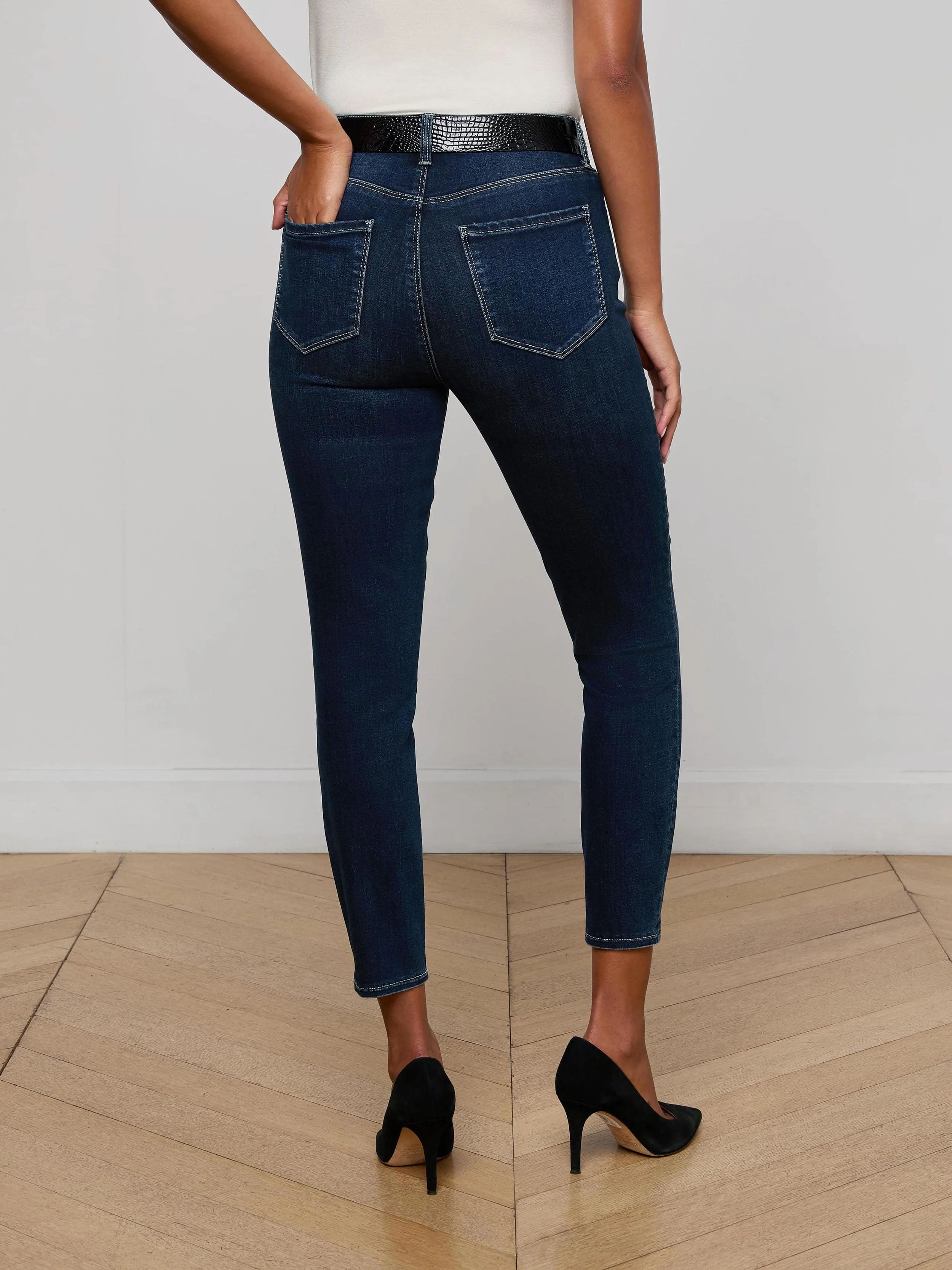 Margot Cropped Skinny Jean sold by L'AGENCE product image thumbnail 4